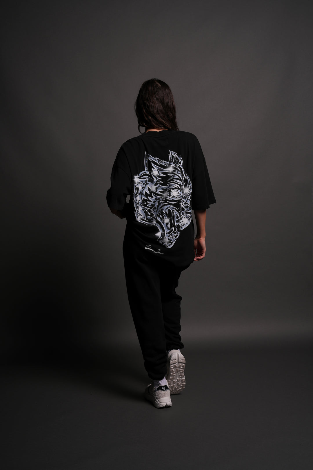 Soul Of Iron "Premium" Oversized Tee in Black