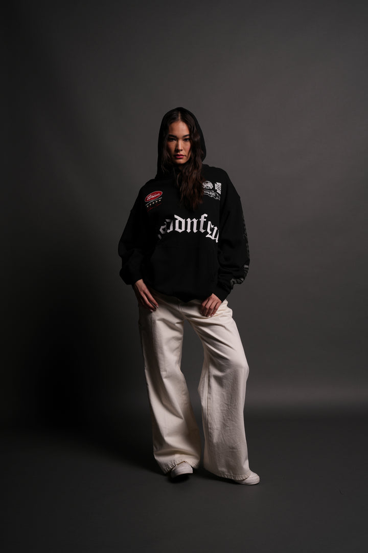 Us Forever "Pierce" Hoodie in Black