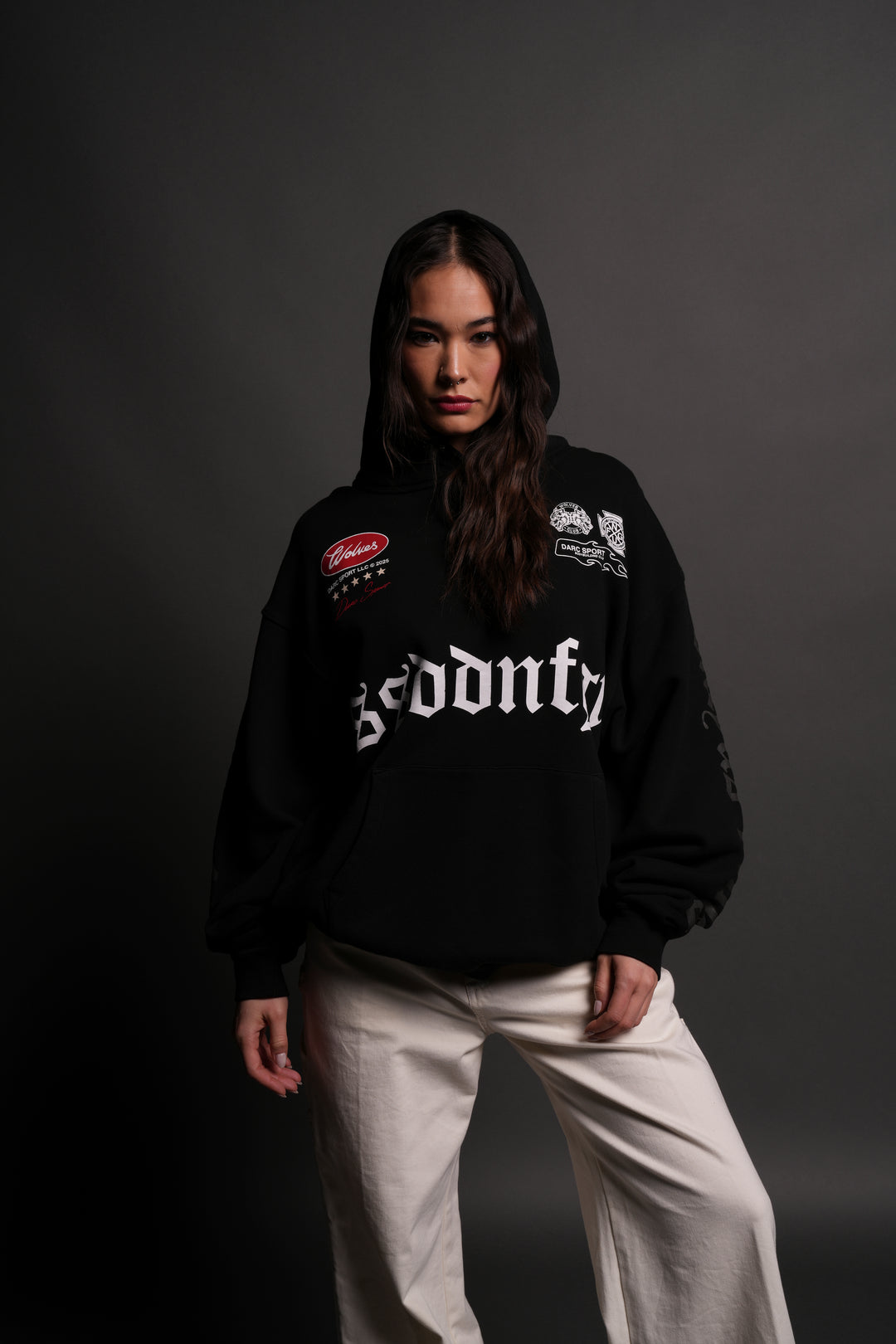 Us Forever "Pierce" Hoodie in Black