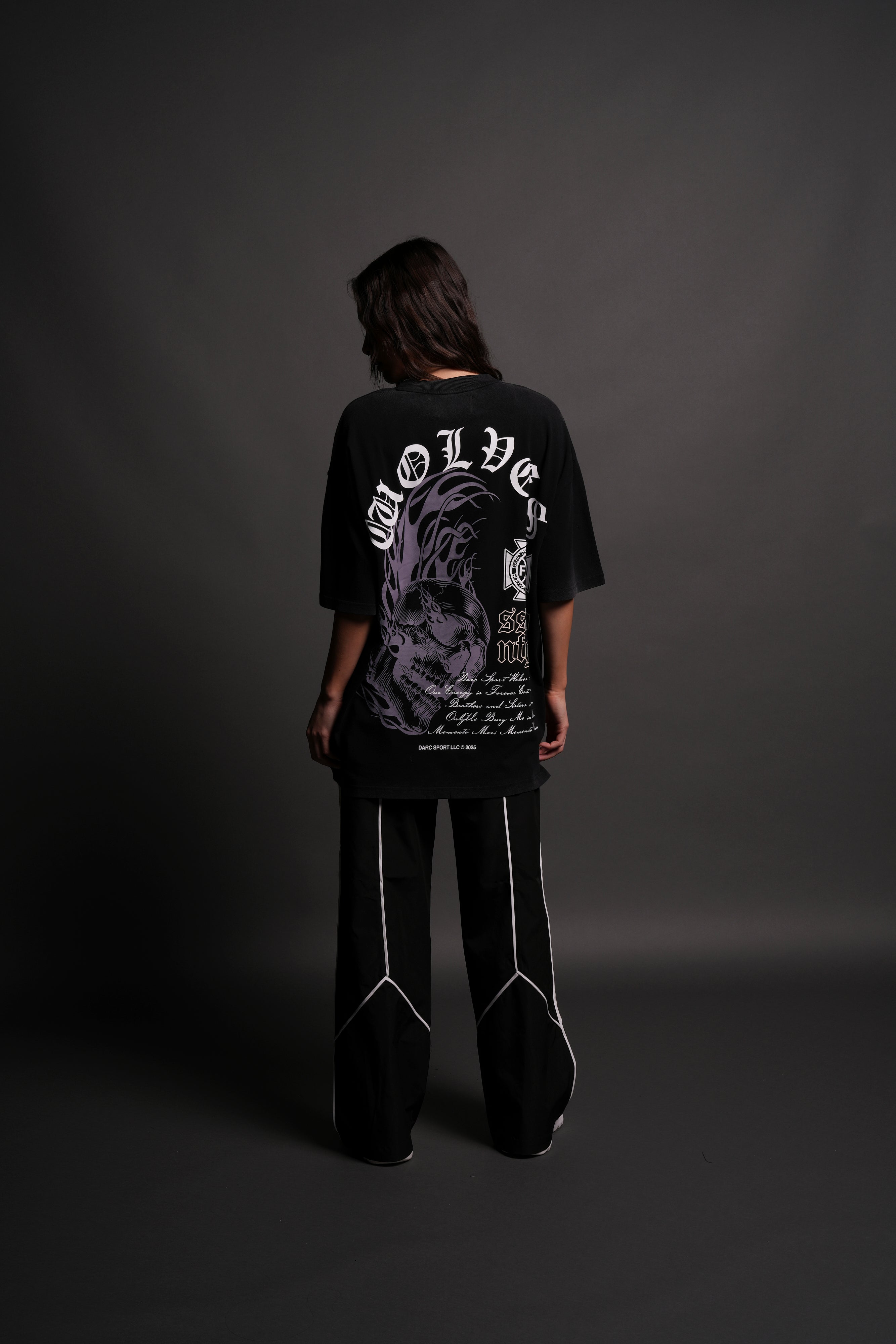 Through Hell "Premium" Oversized Tee in Black