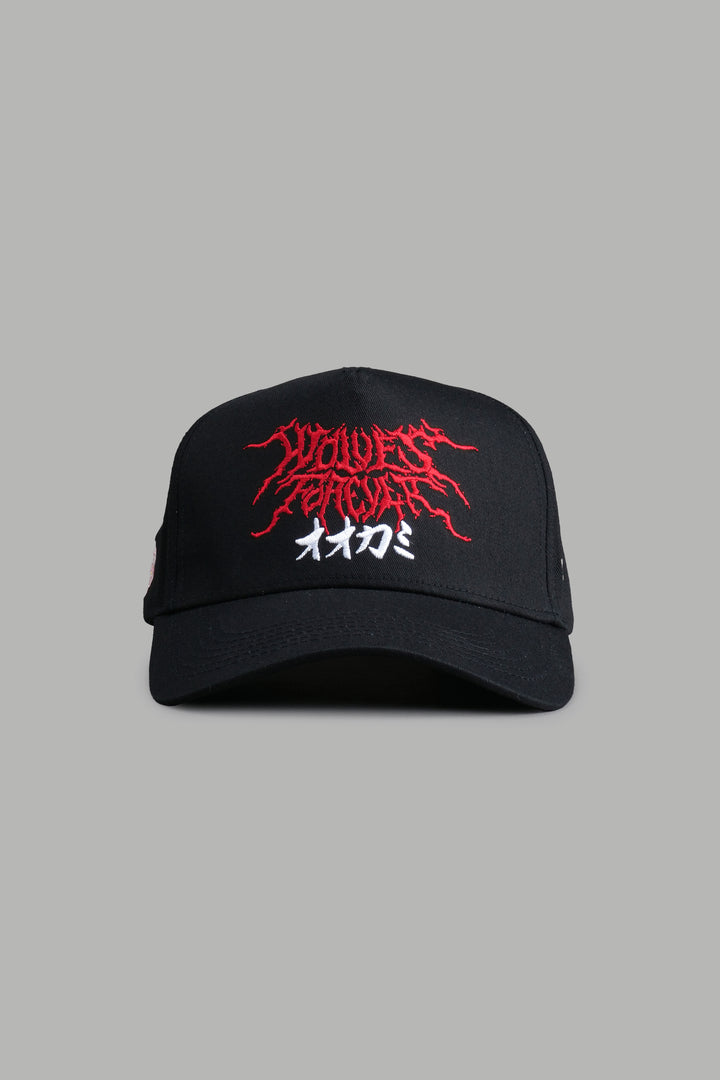 Bushido Never Dies 5 Panel Hat in Black