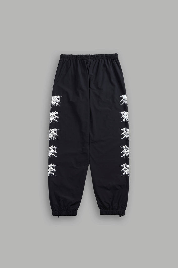 Shadow Hybrid Nylon Track Pants in Black