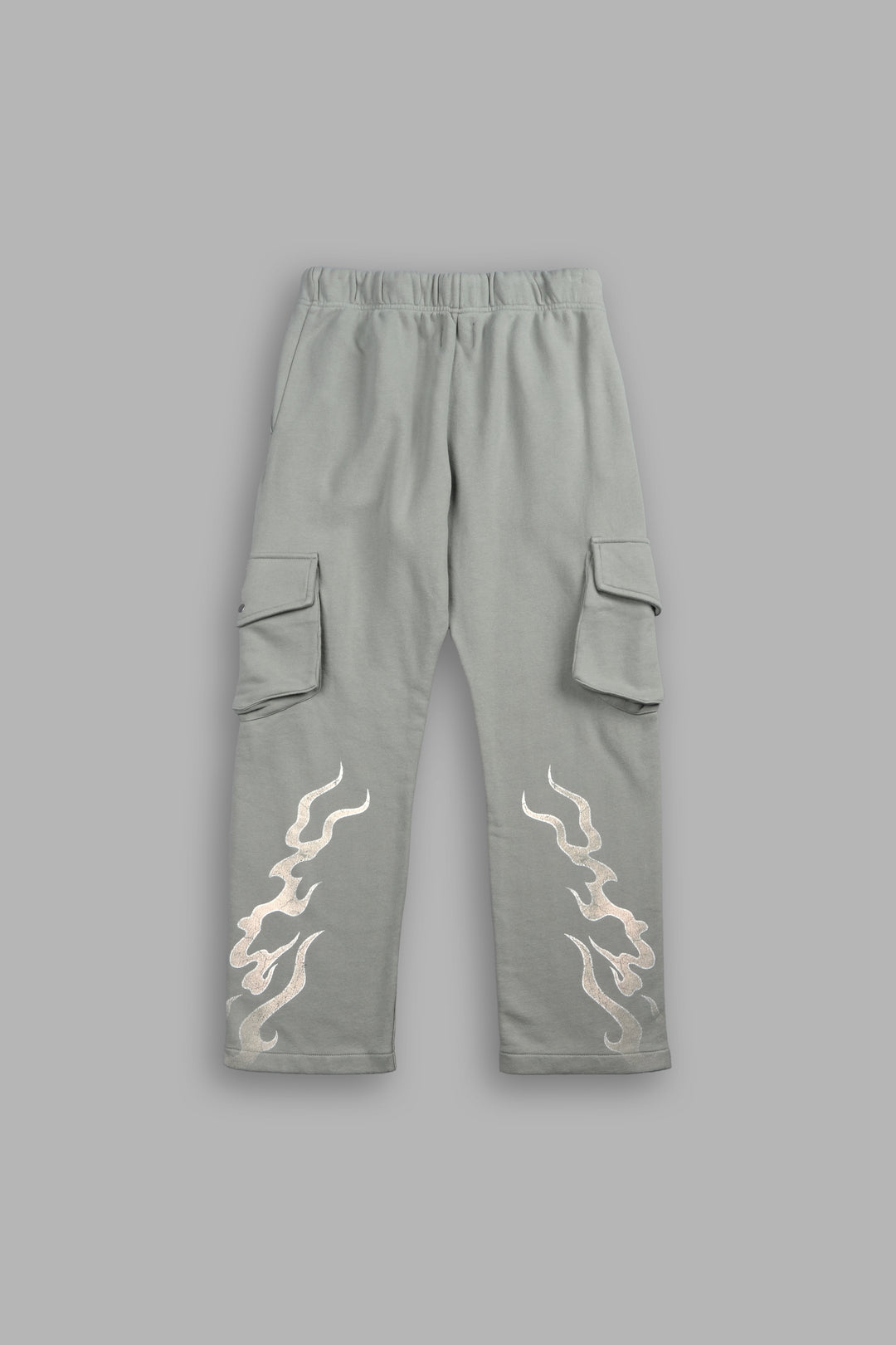 Through The Fire Bigelow Cargo Sweat Pants in Owen Green