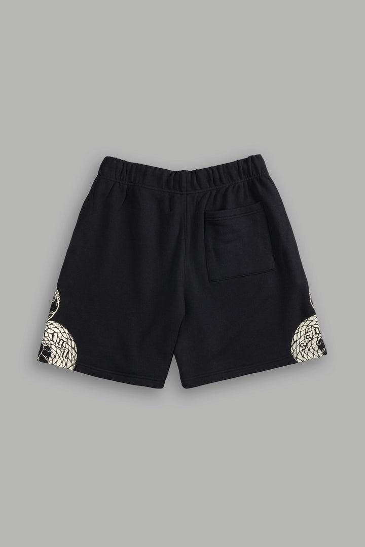 Renewal Oversized Post Lounge Sweat Shorts in Black