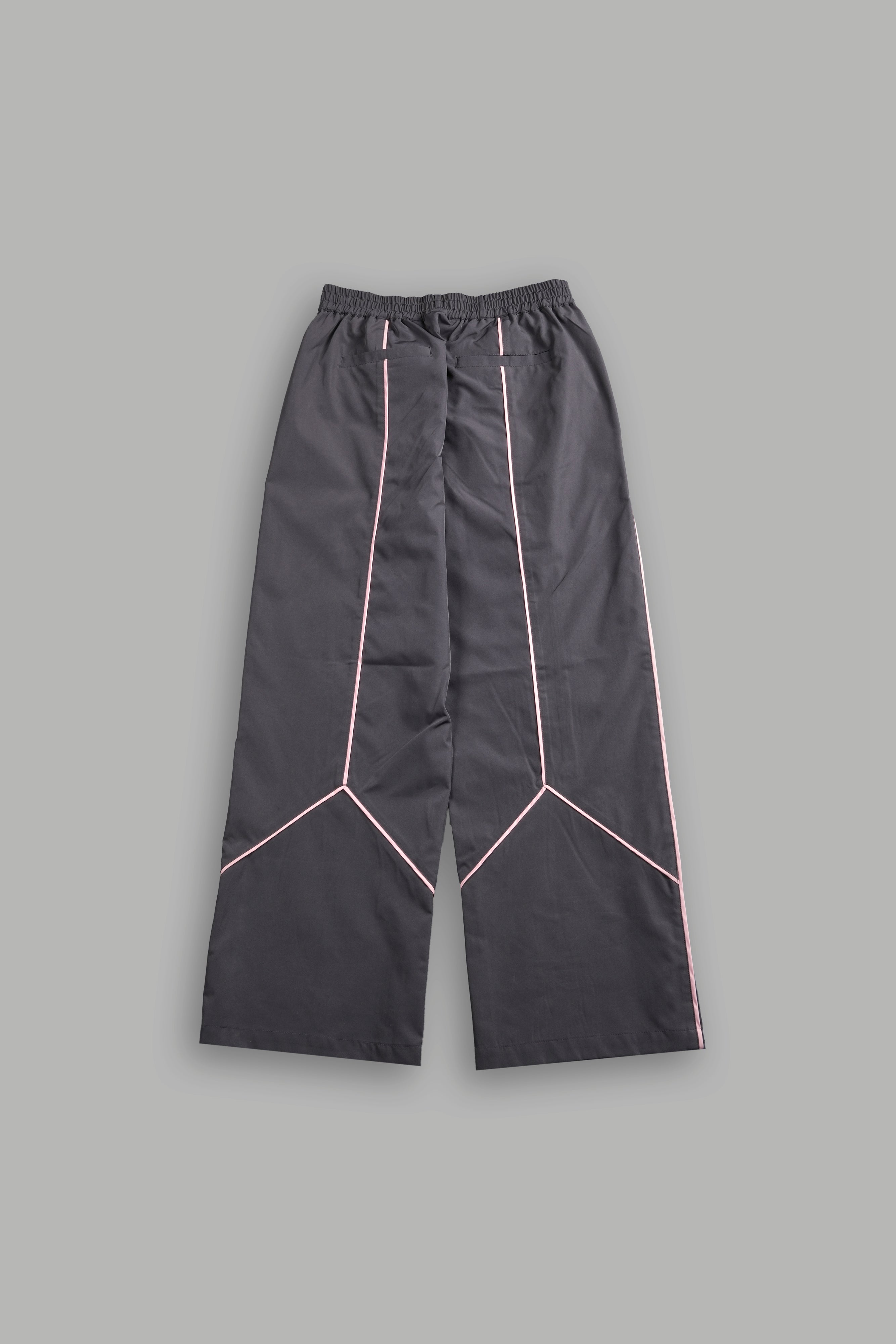 Dual Wolf Quinn Track Pants in Wolf Gray/Cherry Blossom