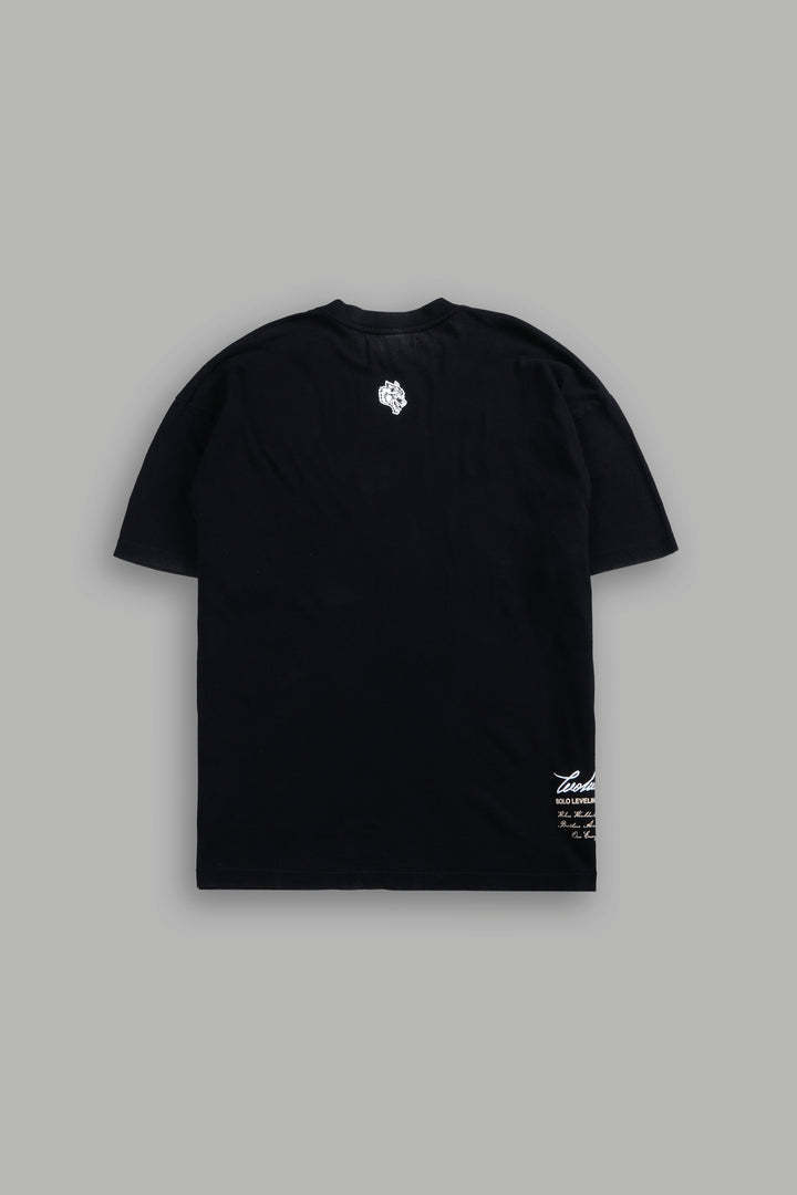 Igris Ascends Premium Oversized Tee in Black