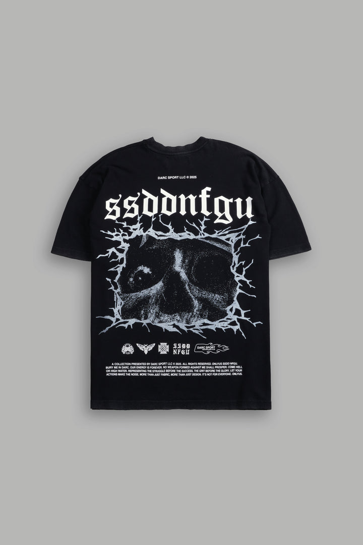 Our Blood "Premium" Oversized Tee in Black