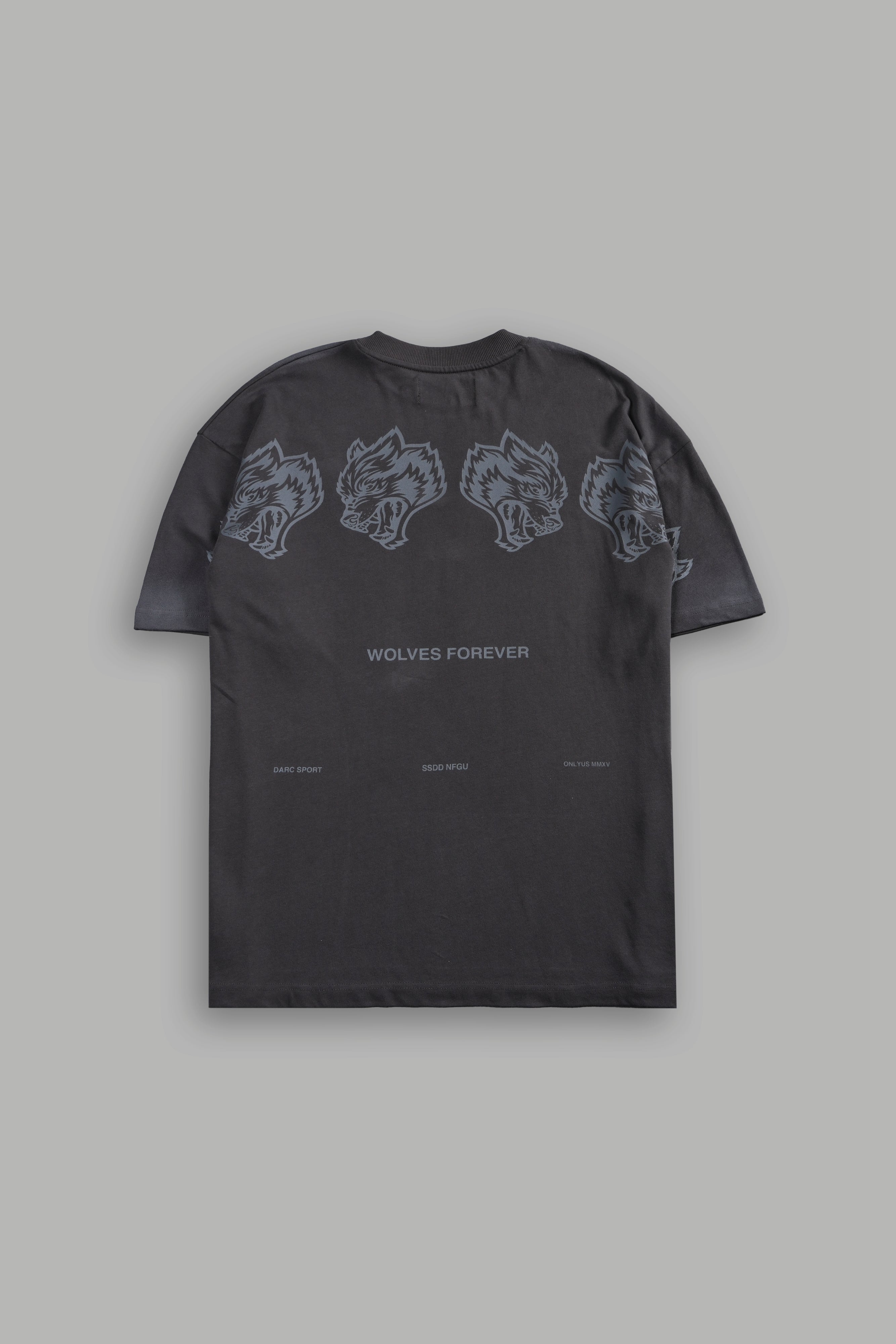 Wolves Have Your Back Unisex "Premium" Oversized Tee in Wolf Gray Drift Wash