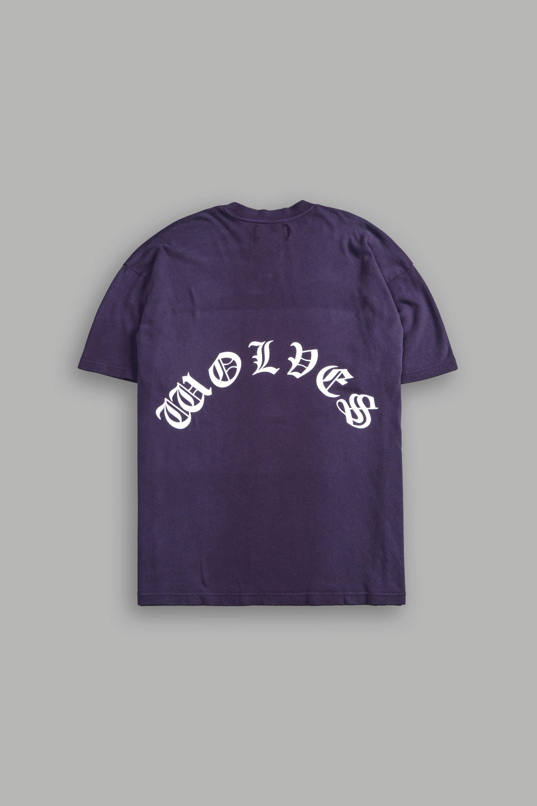Chrome Wolf "Premium" Oversized Tee in Phantom Purple Inverted Sun Fade