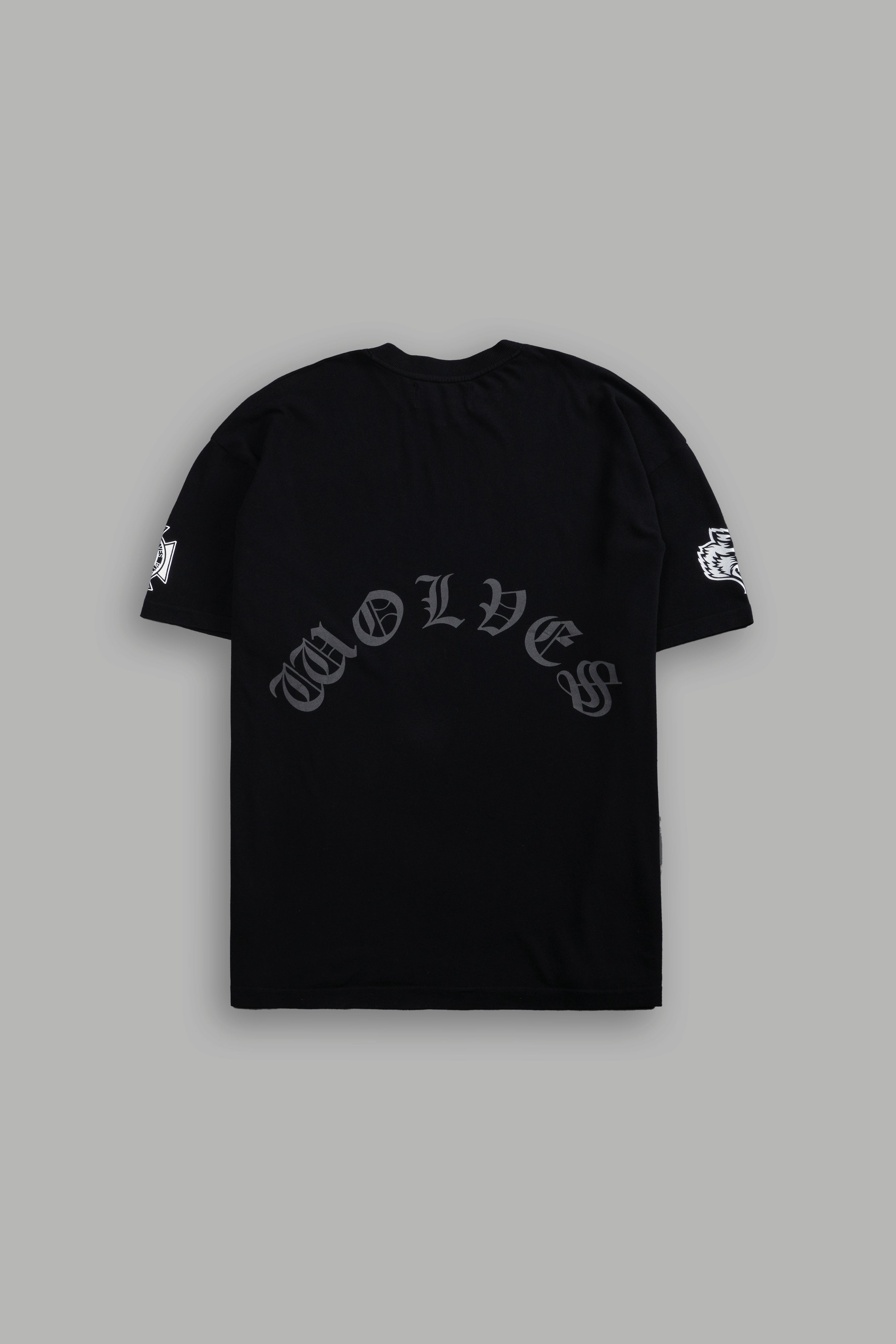Our Clubs "Premium" Oversized Tee in Black/Black