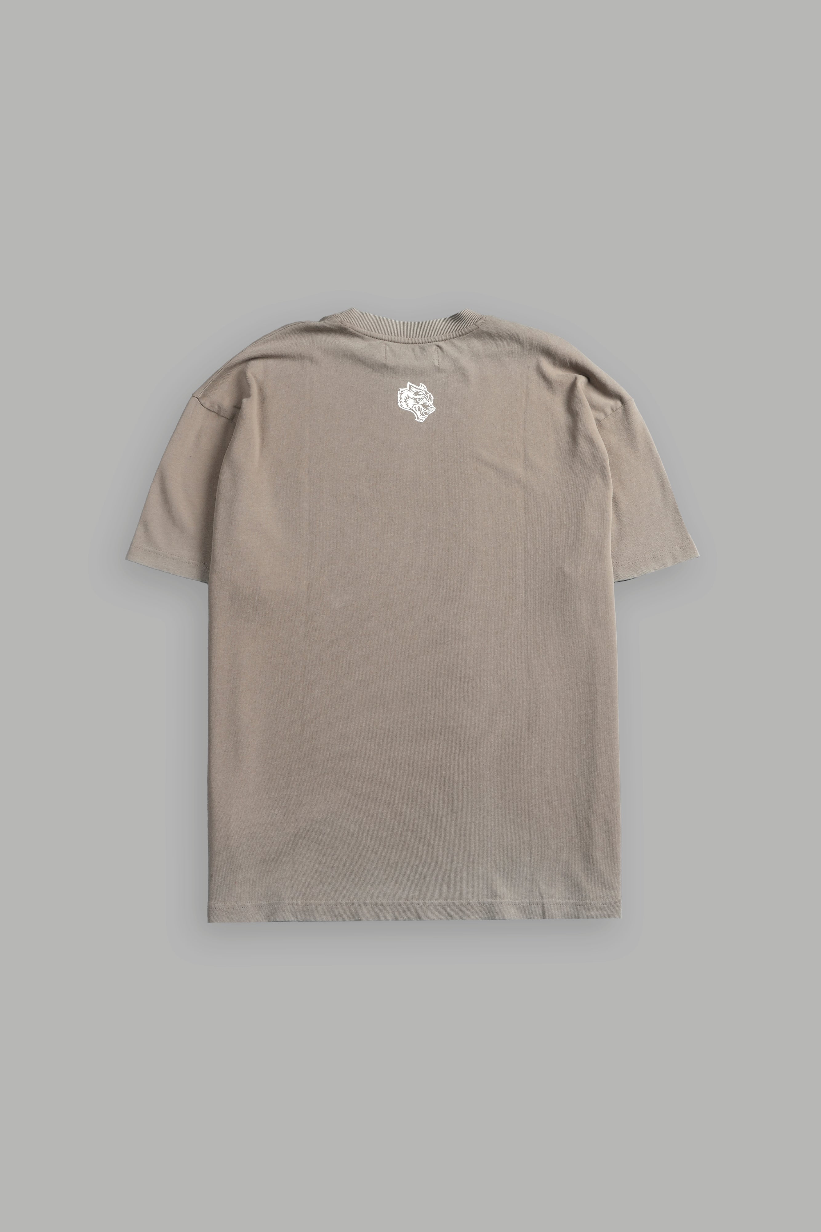 Shielded Heart Unisex "Premium" Oversized Tee in Taupe