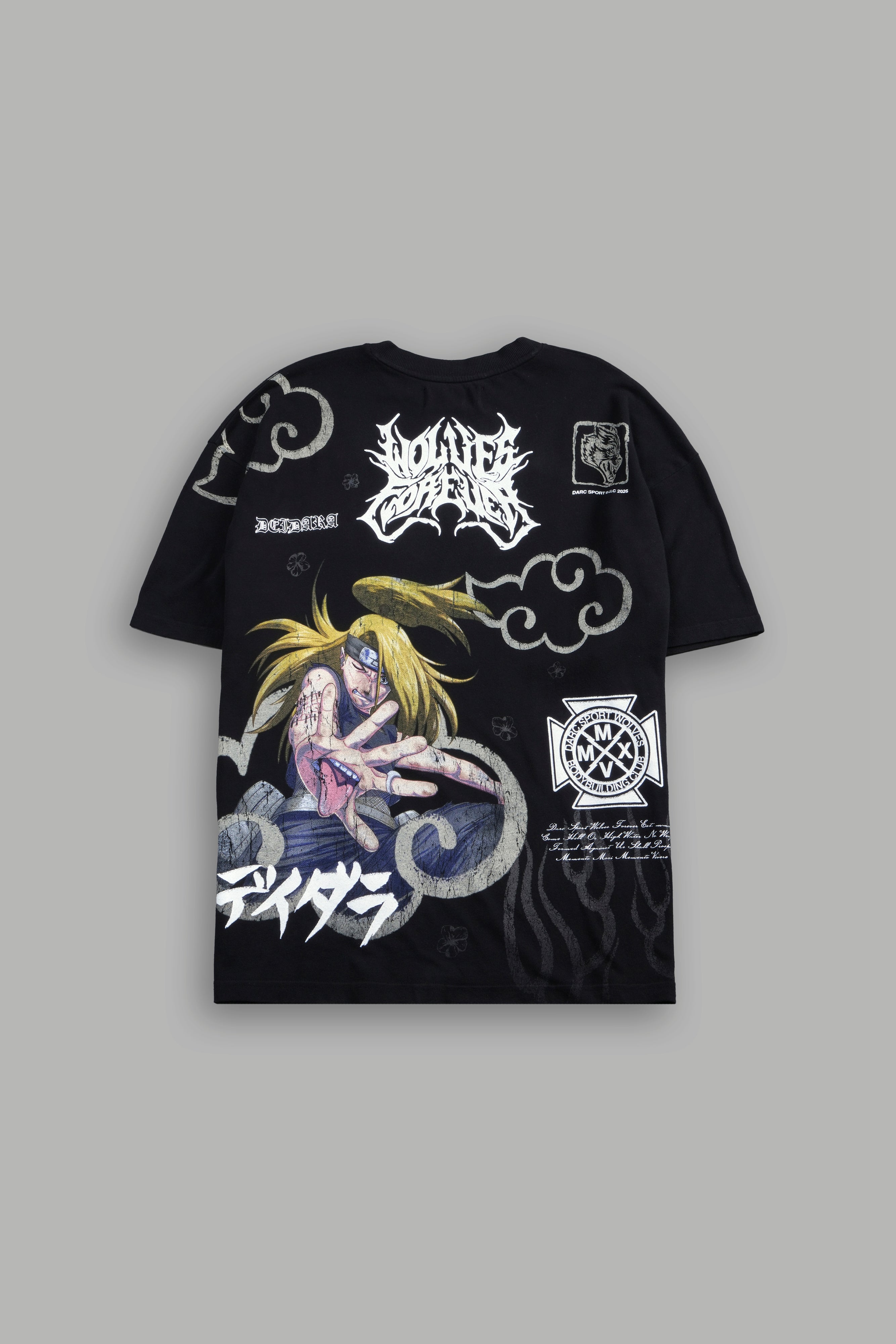 Deidara Premium Oversized Tee in Black