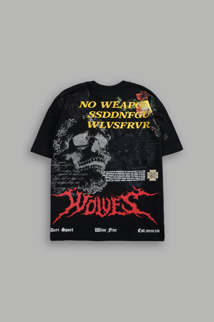 From Dust Premium Oversized Tee in Black