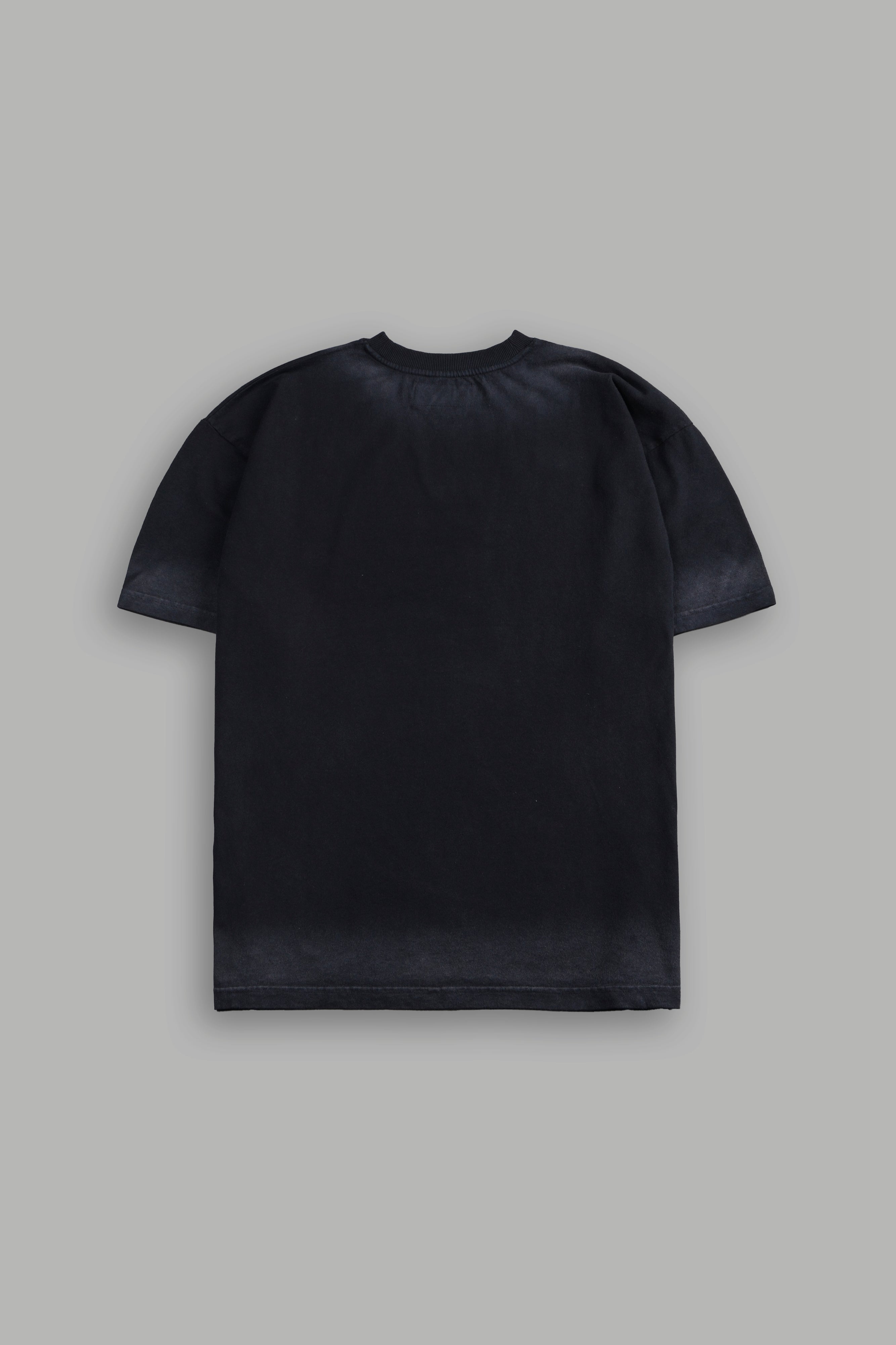 Nightmare "Grunge" Tee in Black Drift Wash
