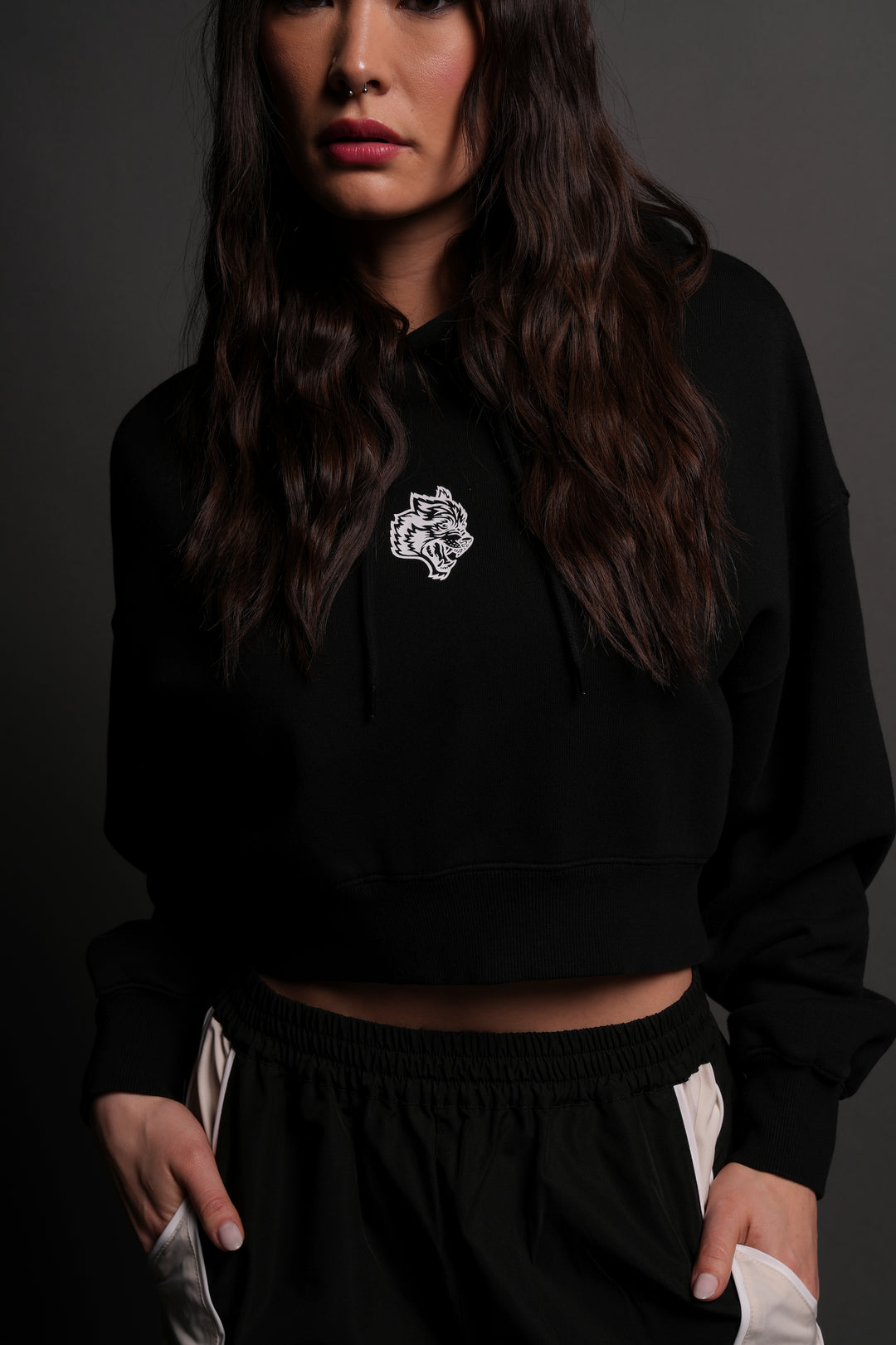 Icon "Ava" Hoodie in Black