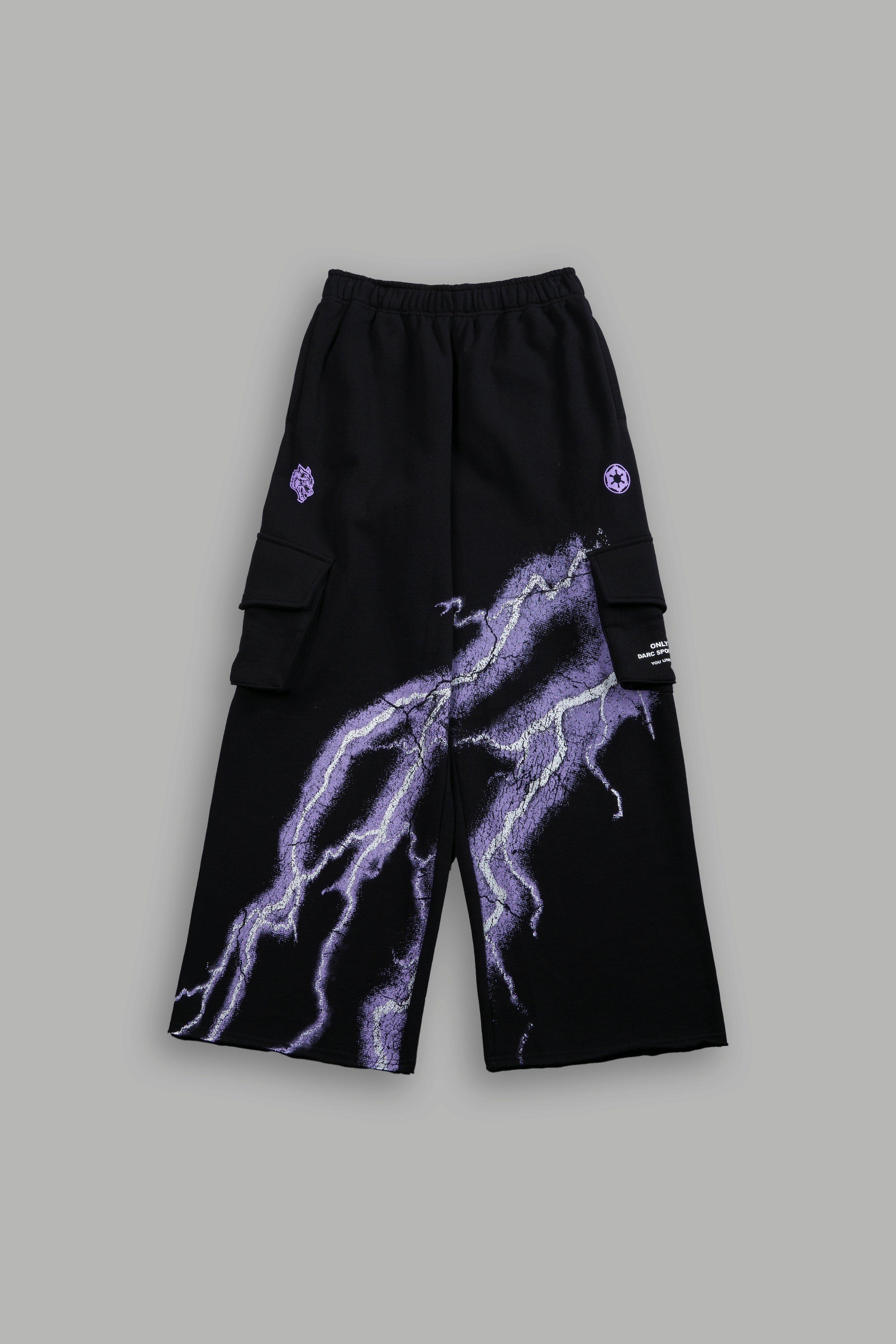 Ride The Lightning Durst Cargo Sweats in Black