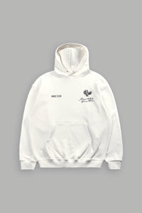 Wolves Among Roses "Side-By-Side" Pierce Hoodie in Cream