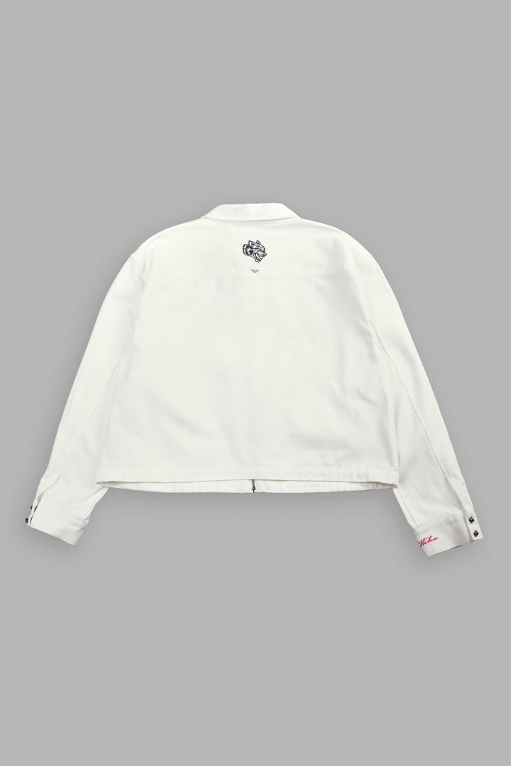 Mickey Pyramid Redford Shirt Jacket in Cream