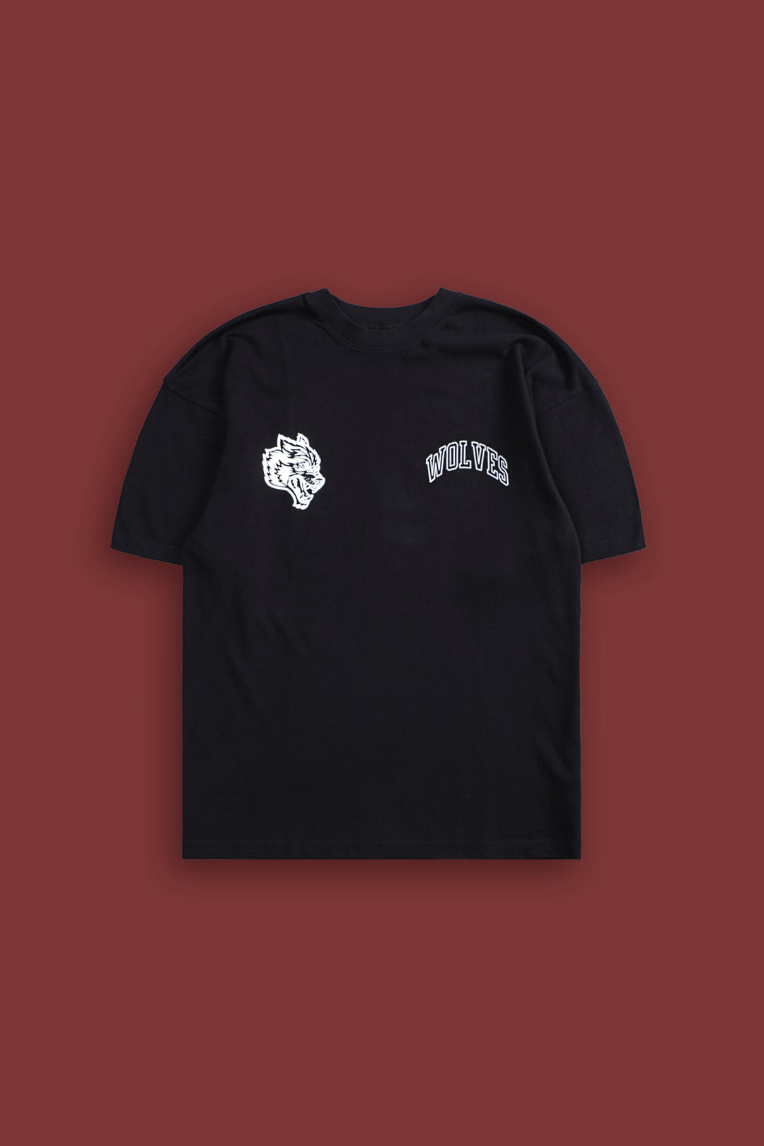 Wolf Loyalty "Premium" Oversized Tee in Black