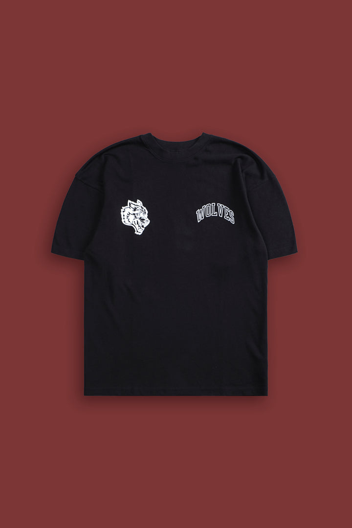 Wolf Loyalty "Premium" Oversized Tee in Black