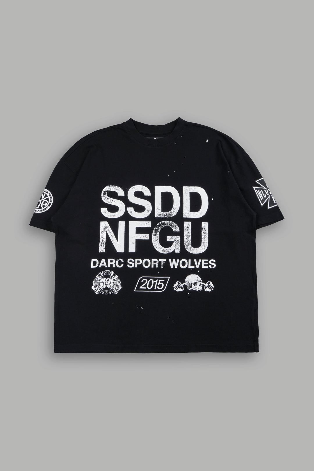 Club Core Premium Oversized Tee In Black
