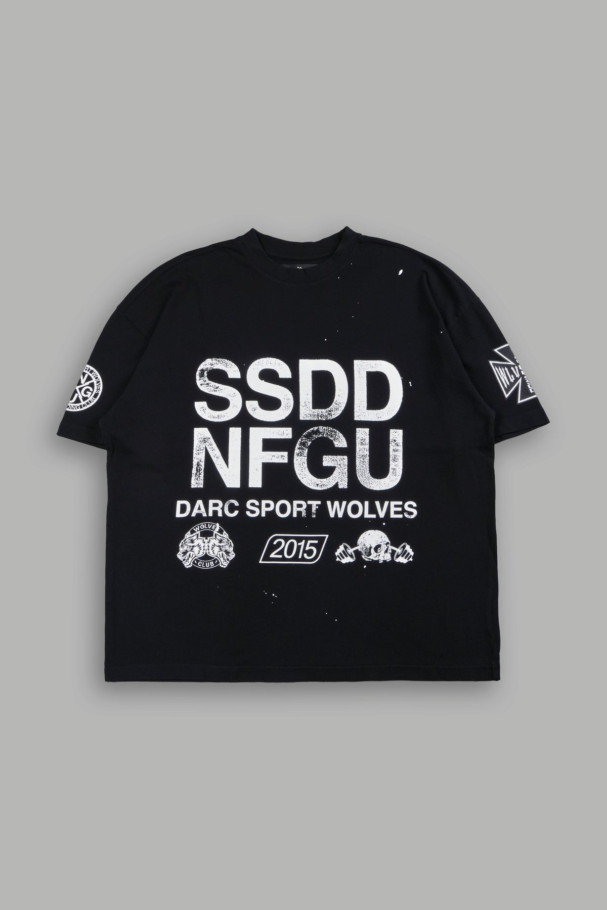 Club Core Premium Oversized Tee In Black