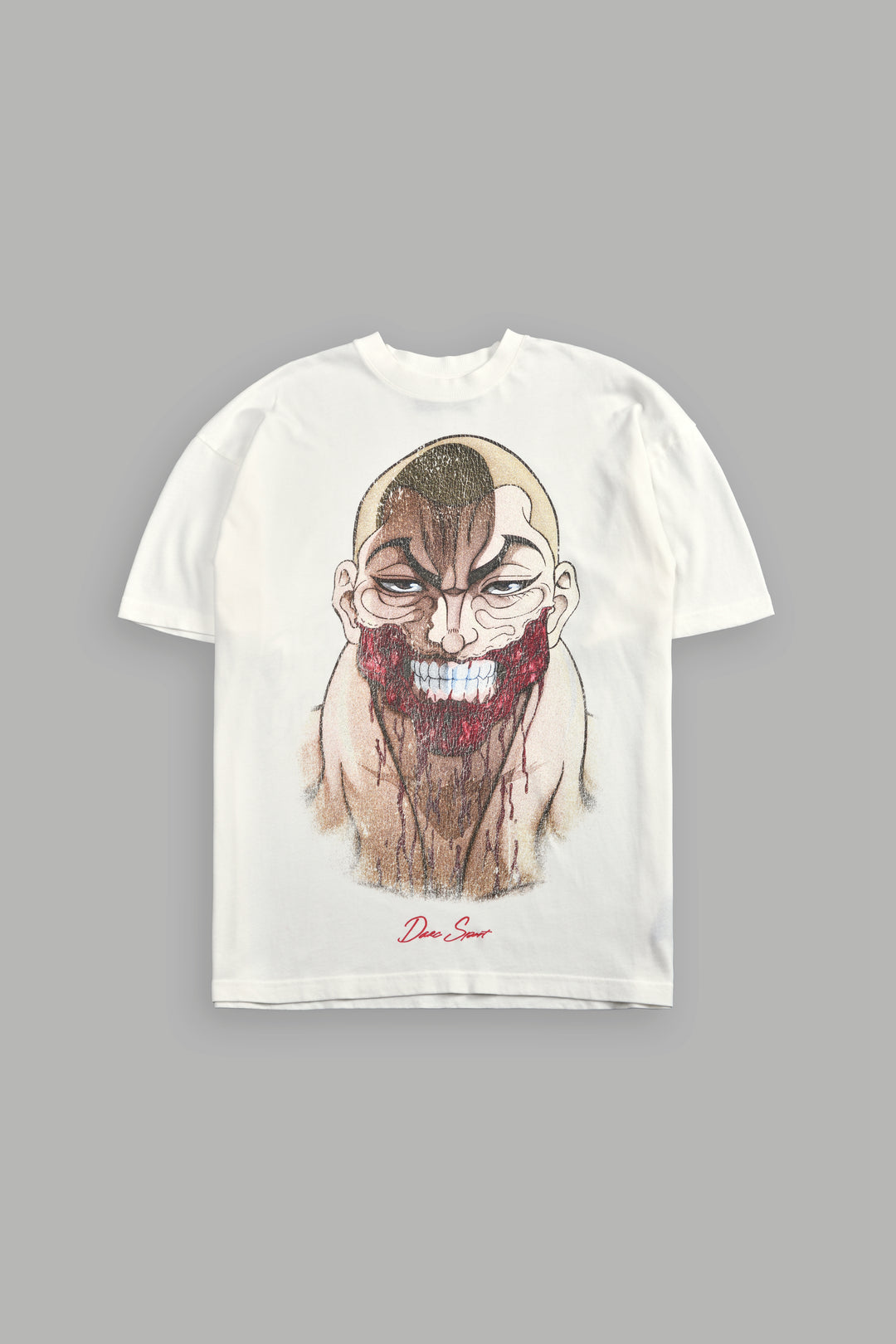 Enraged "Premium" Oversized Tee in Cream