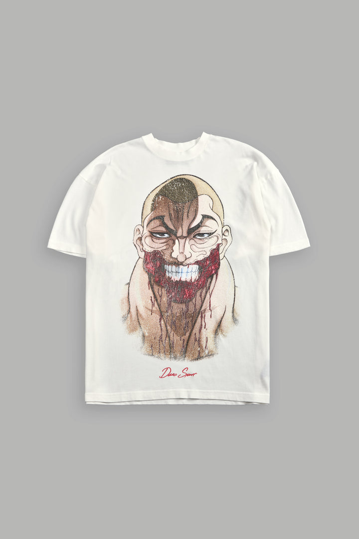 Enraged "Premium" Oversized Tee in Cream