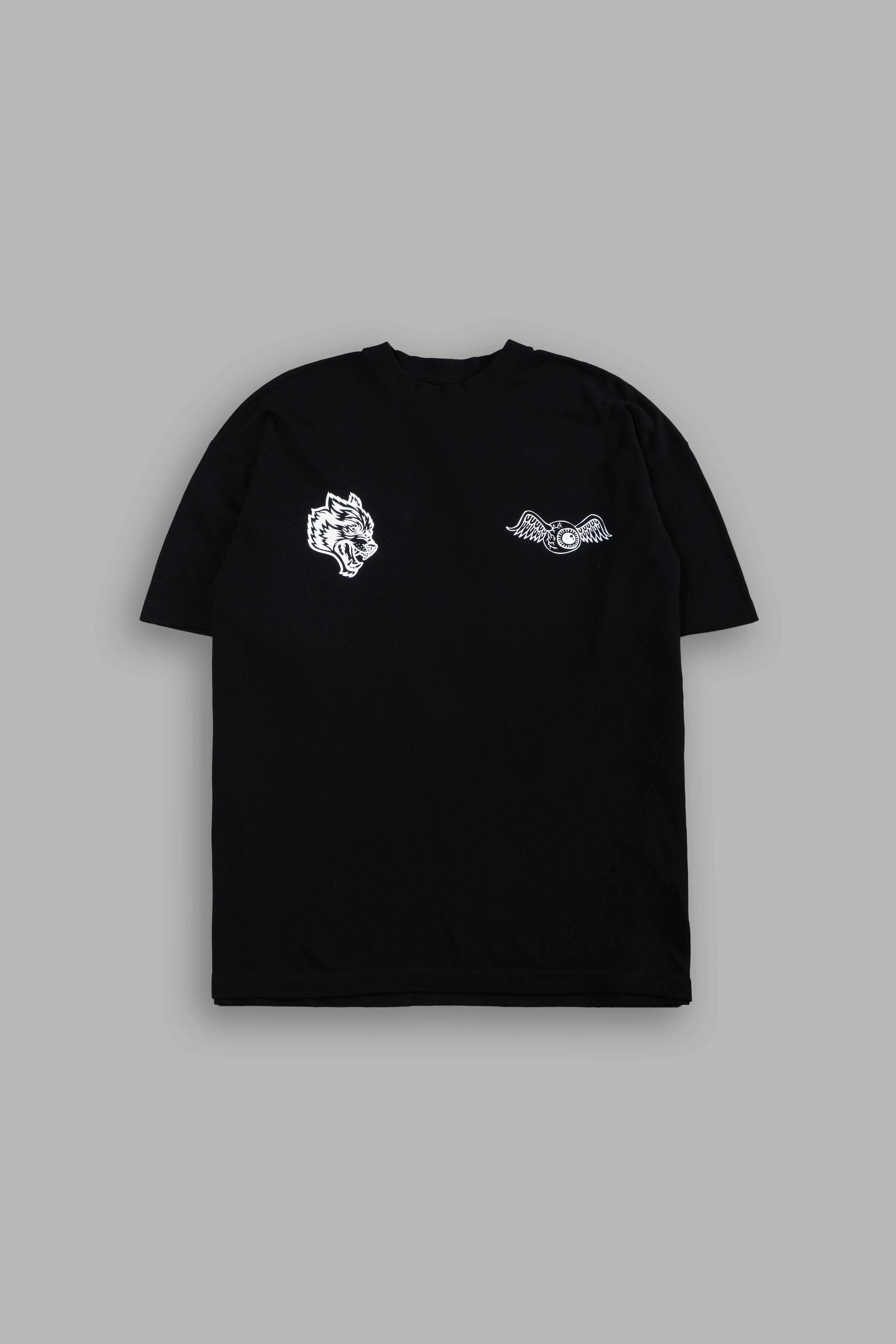 Kulture Klash Premium Oversized Tee in Black