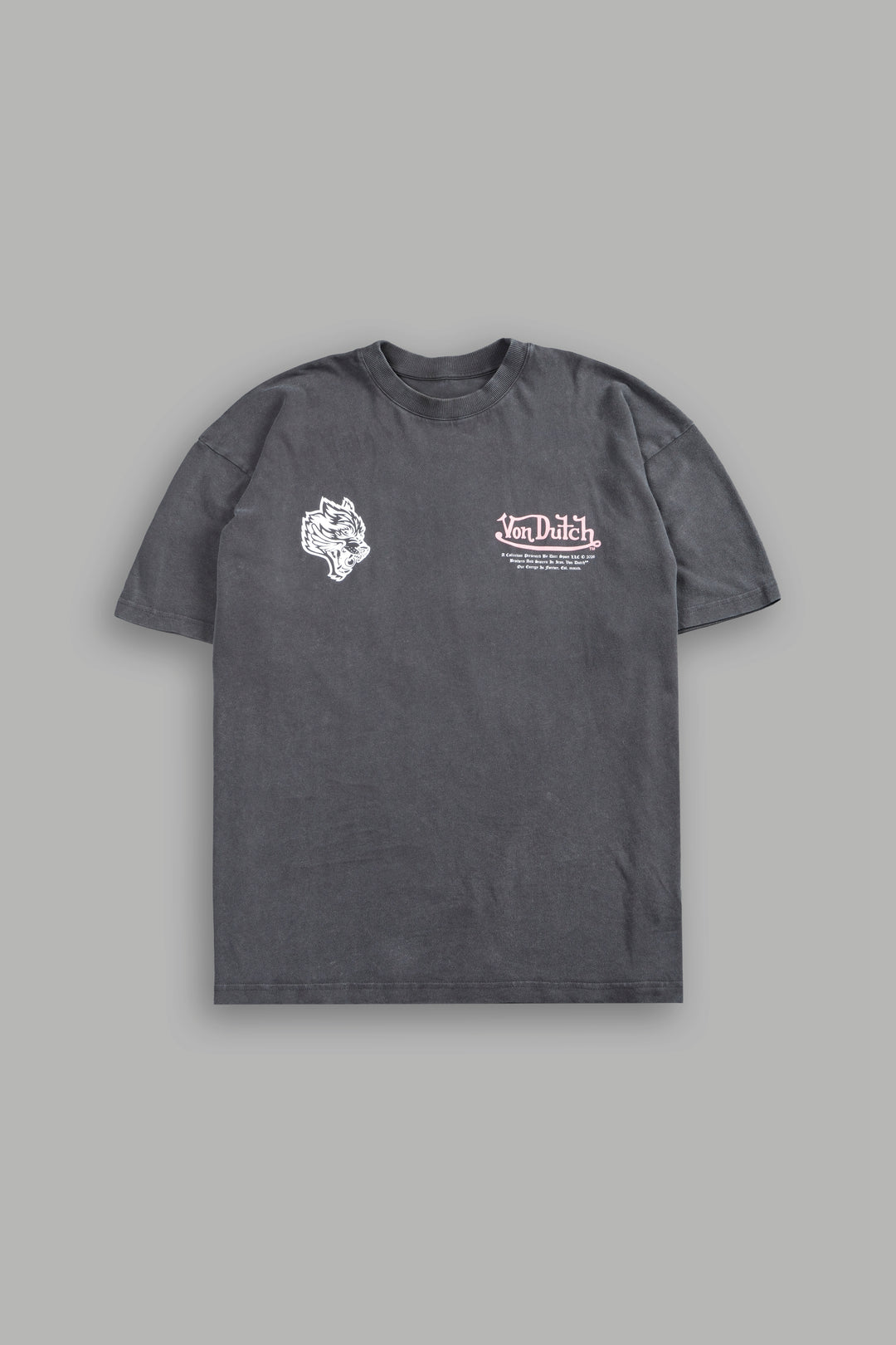 Eye Of The Beholder V2 Premium Oversized Tee in Wolf Gray