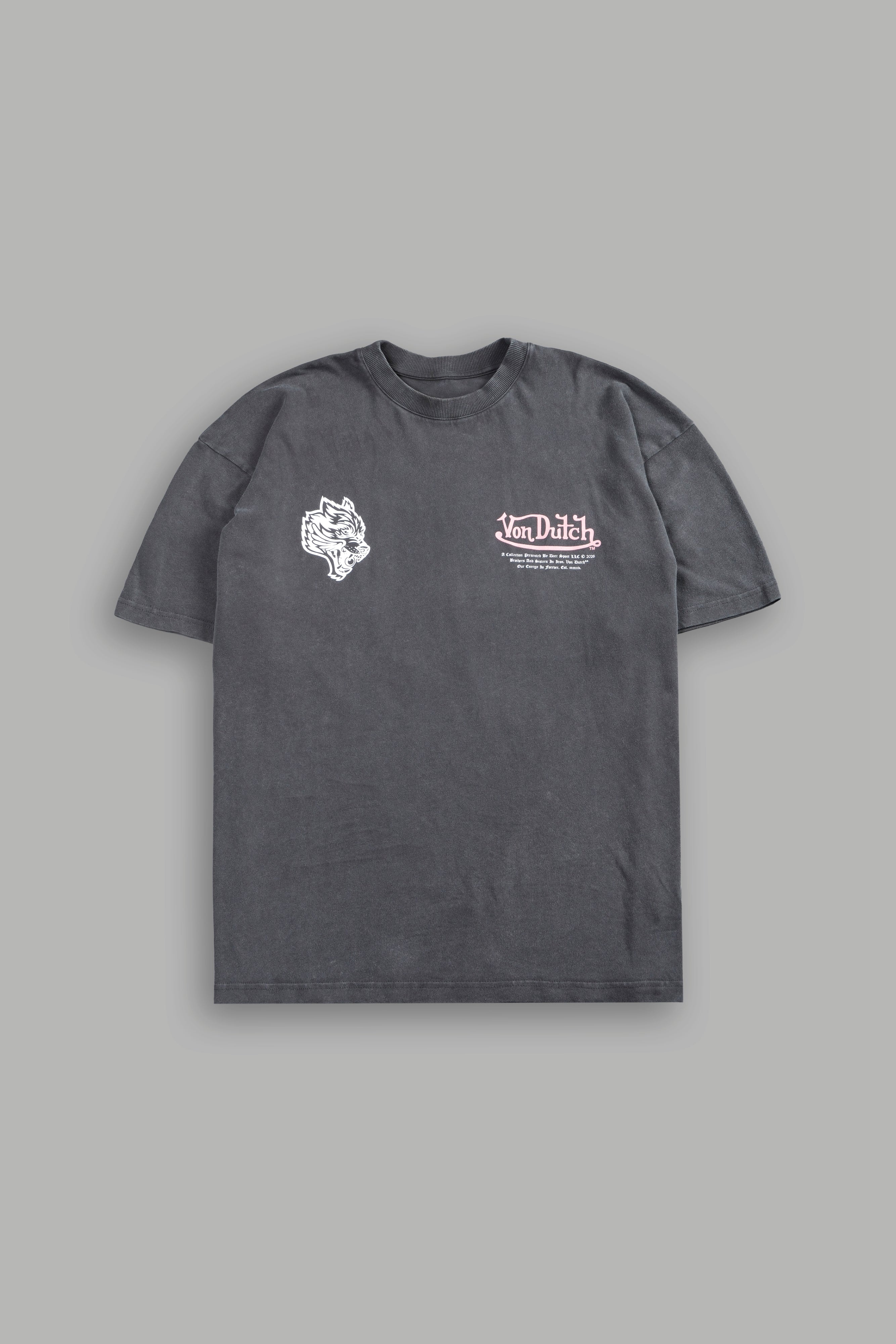 Eye Of The Beholder V2 Premium Oversized Tee in Wolf Gray