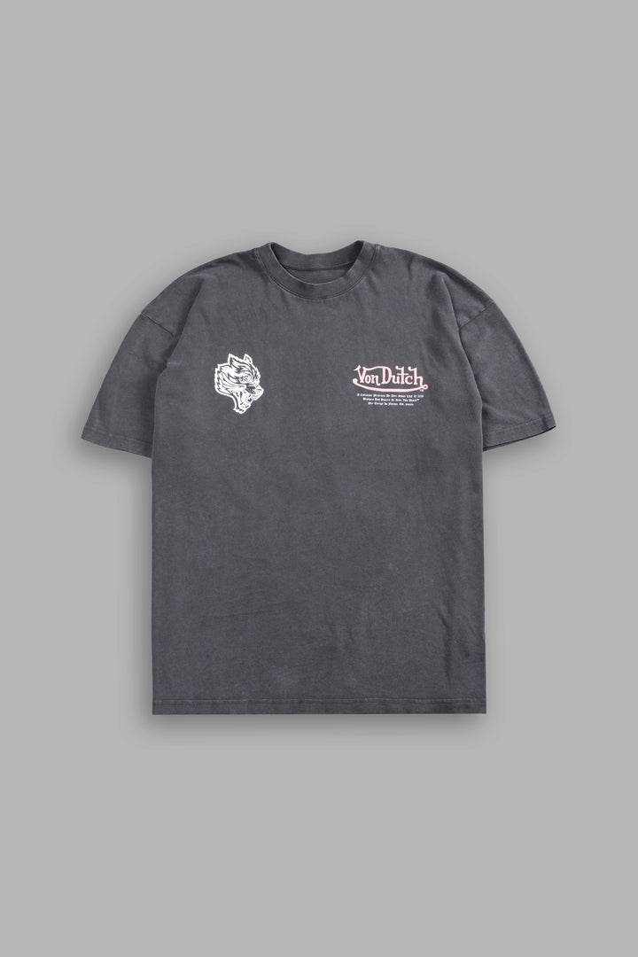Eye Of The Beholder V2 Premium Oversized Tee in Wolf Gray