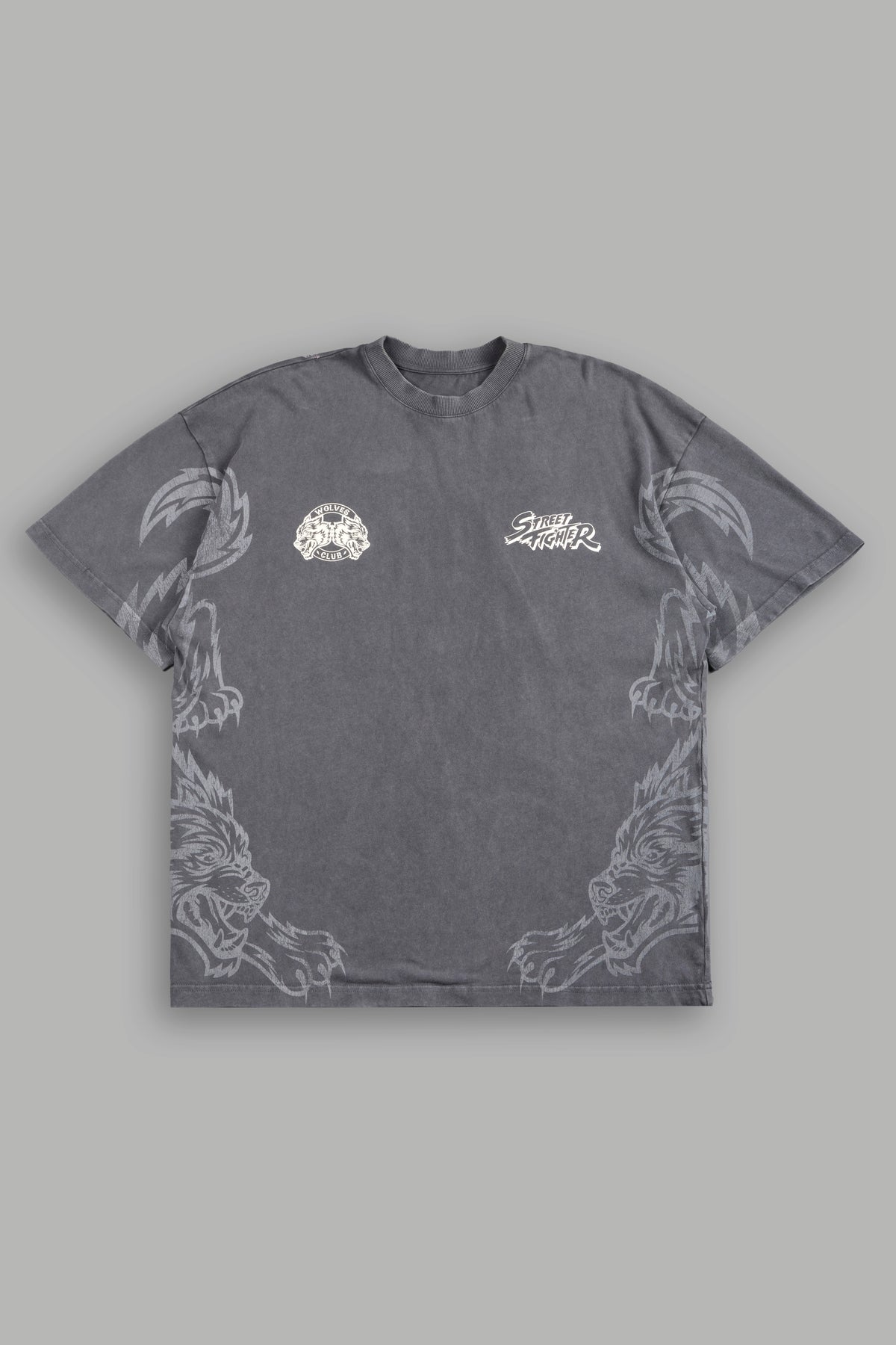 Ascension Premium Oversized Tee In Slate Gray