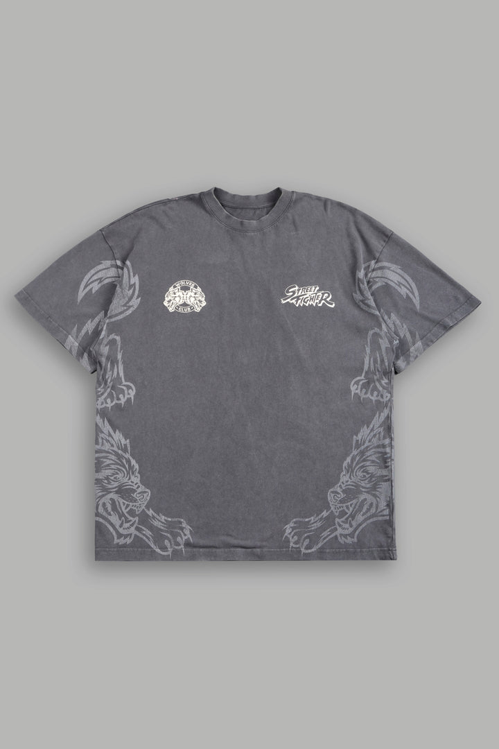 Ascension Premium Oversized Tee In Slate Gray