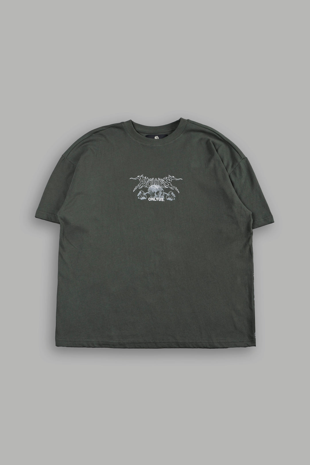 Wolves Bodybuilding Club Premium Tee In Green Ivy