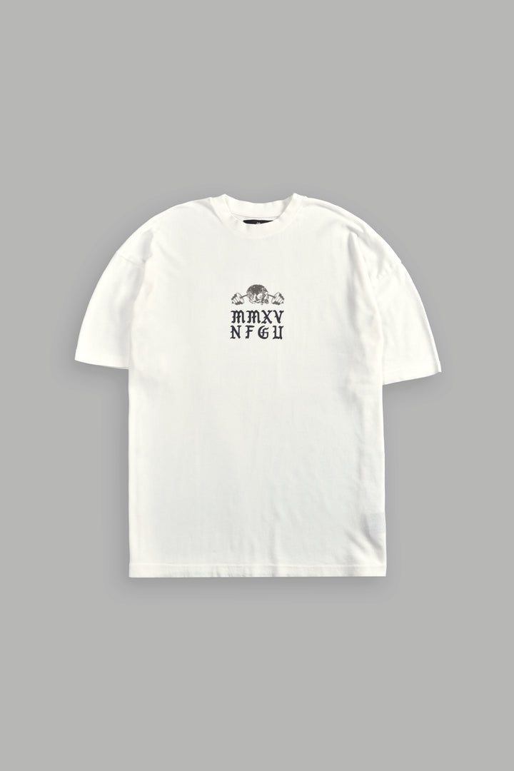 Hollow Virtue "Premium" Oversized Tee in Cream