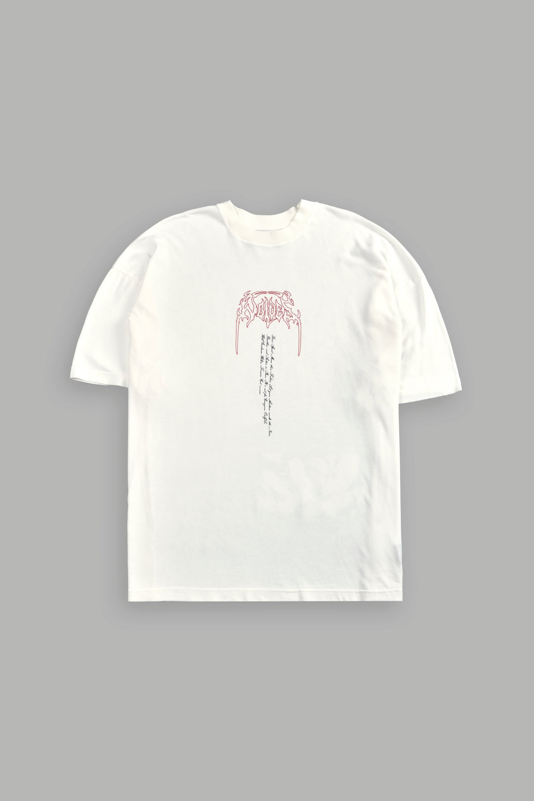 Ant King "Premium" Oversized Tee in Cream