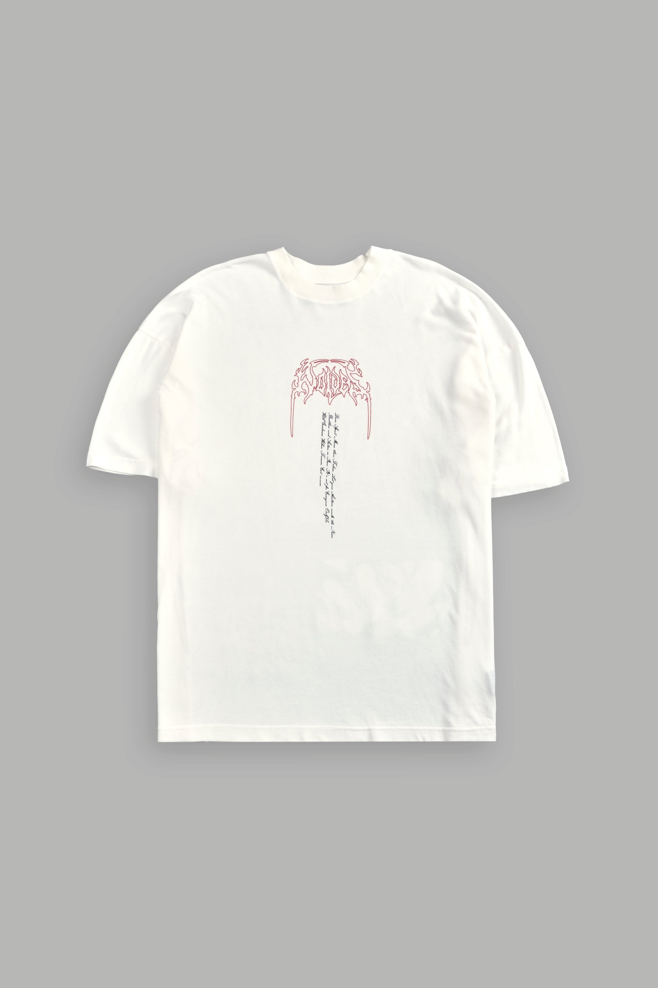 Ant King "Premium" Oversized Tee in Cream