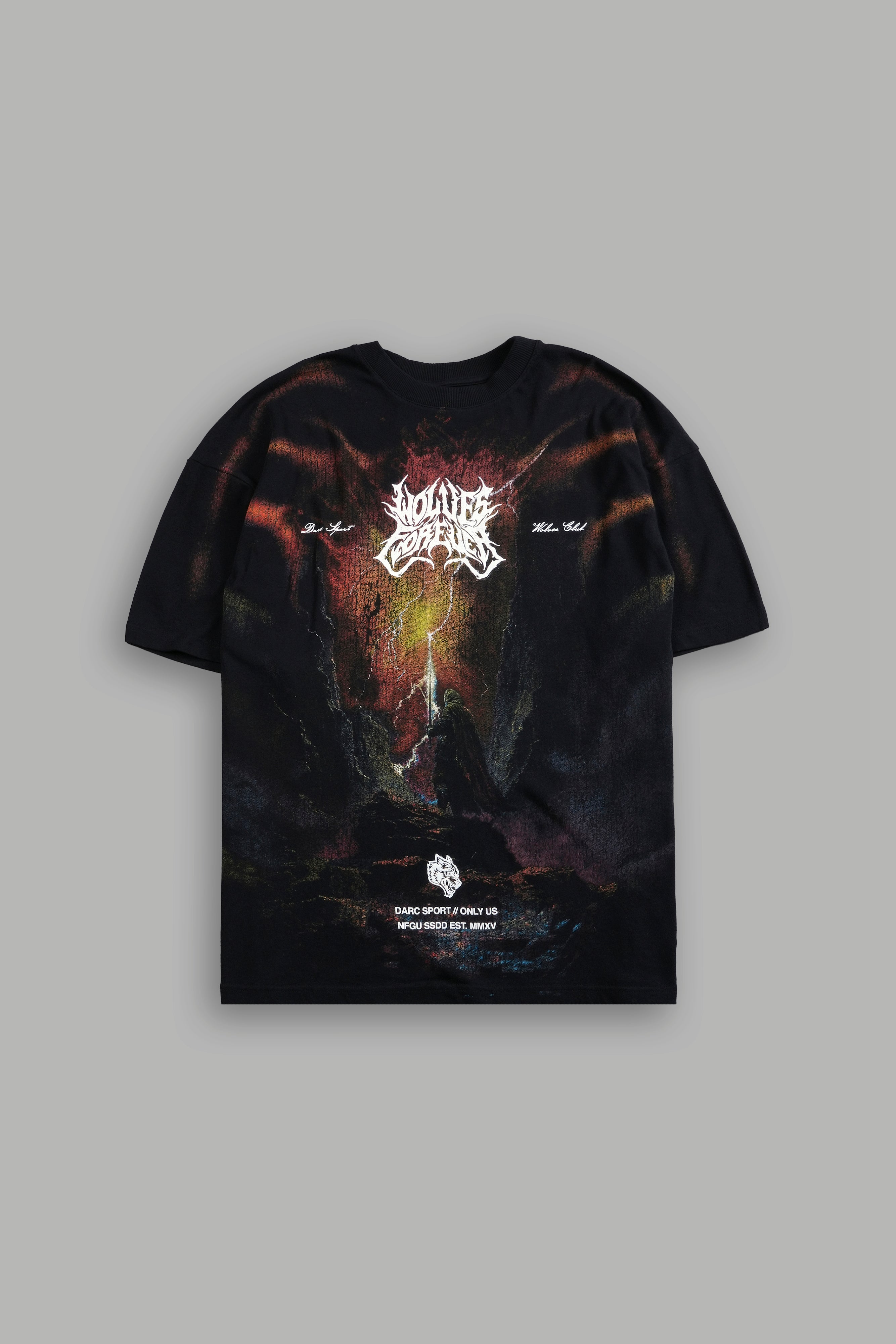 Fire Blade "Premium" Oversized Tee in Black