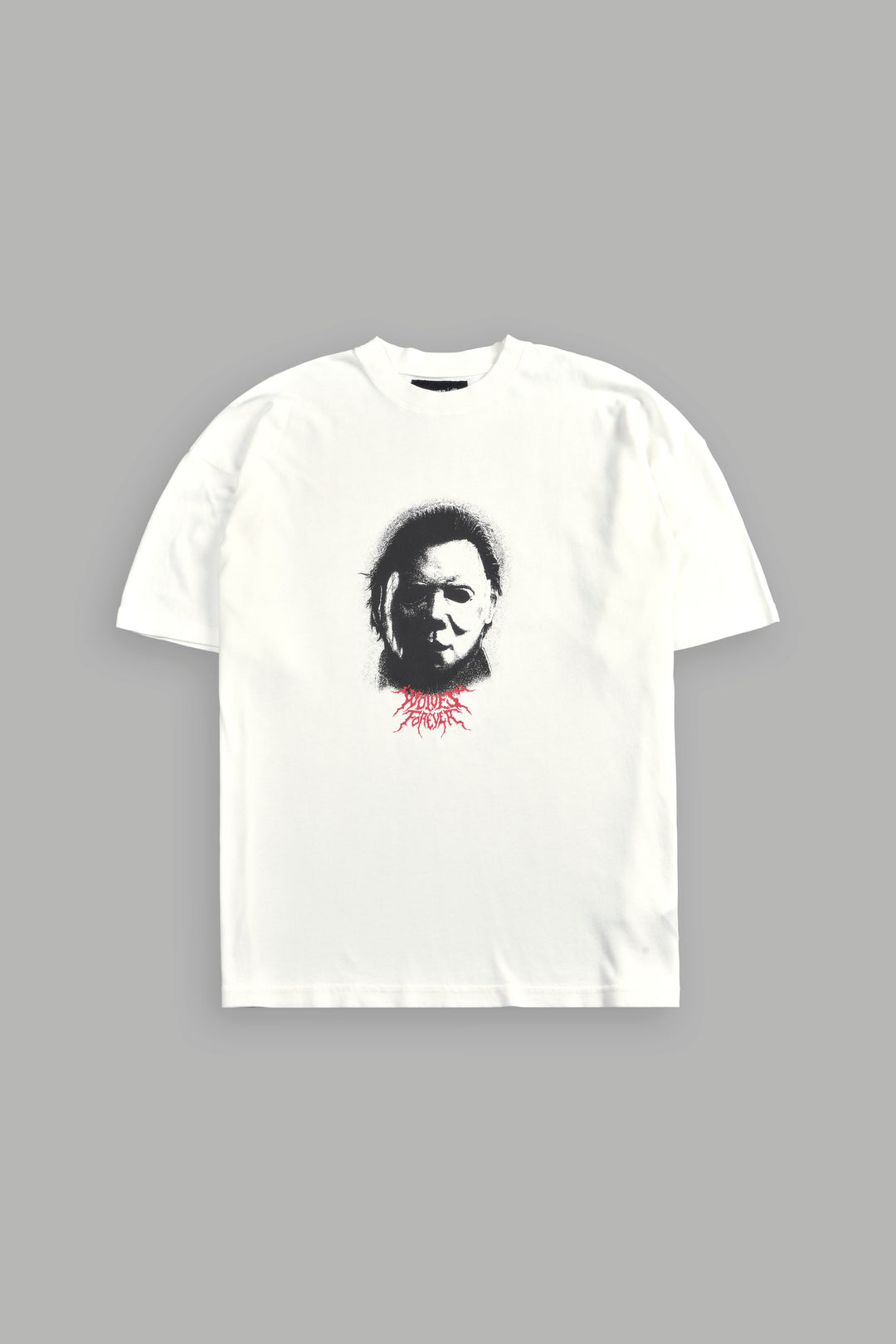 Watch Your Back "Premium" Oversized Tee in Cream