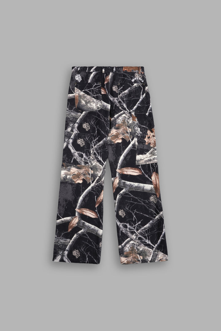 Chopper Hoffa Flare Pants in Darc Woodland Camo