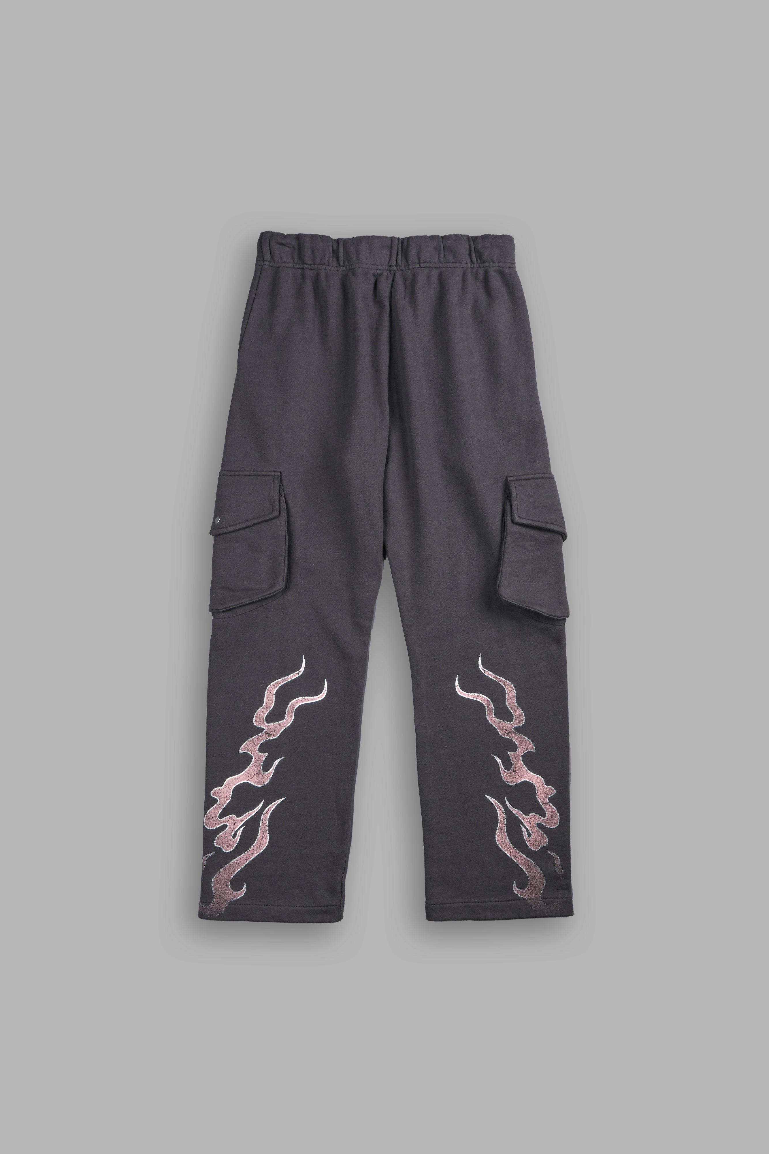 Through The Fire Bigelow Cargo Sweat Pants in Wolf Gray