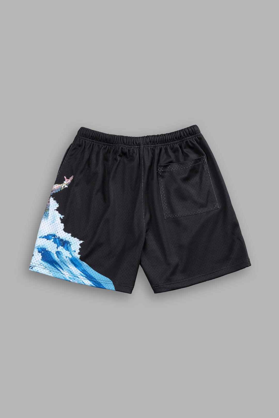 Namor Mesh Shorts in Black