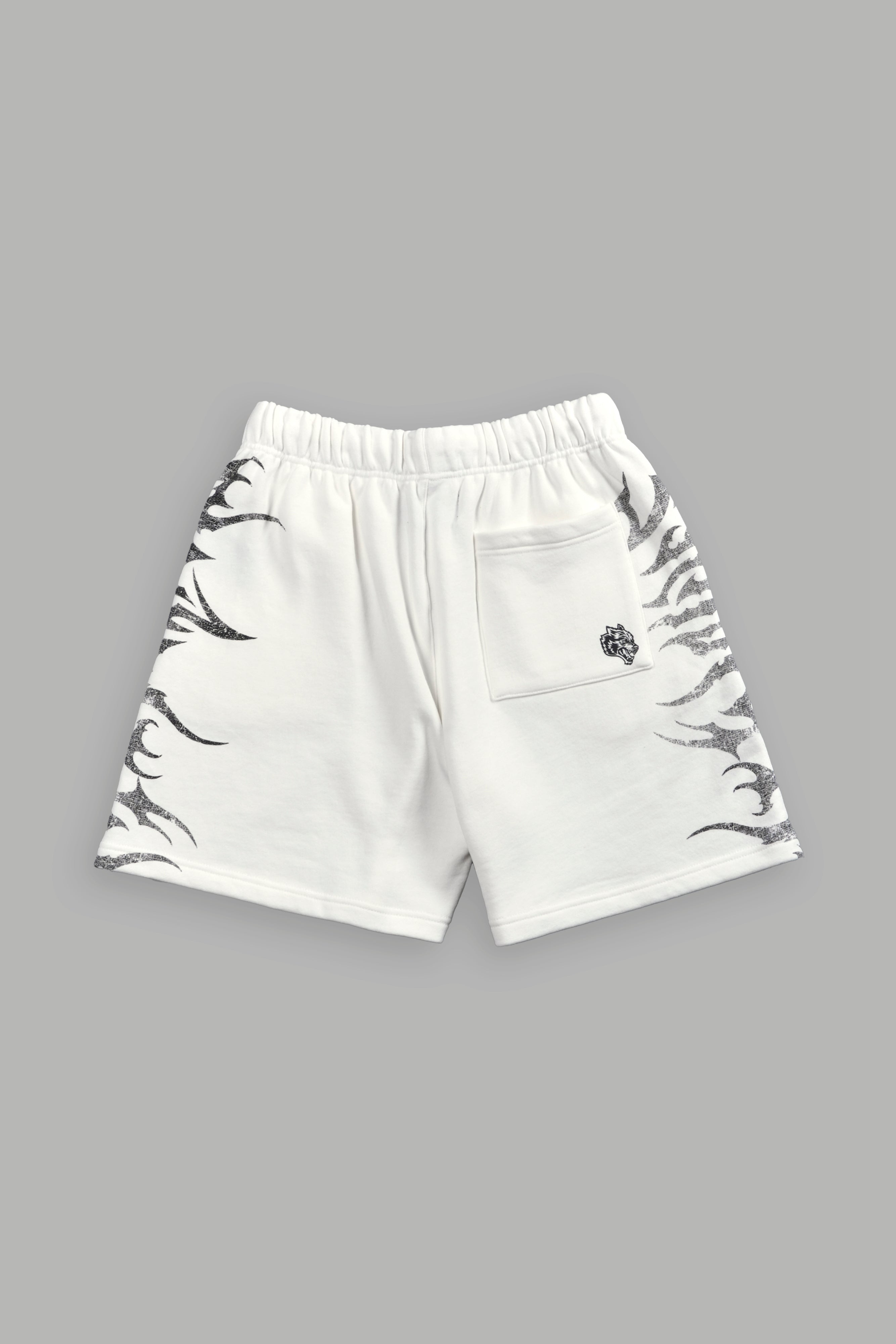 Wolf Iron Oversized Post Lounge Sweat Shorts in Cream – DarcSport