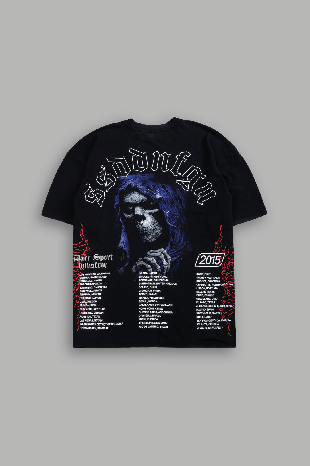 Reaper Tour Premium Oversized Tee in Black