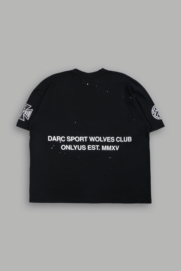 Club Core Premium Oversized Tee In Black