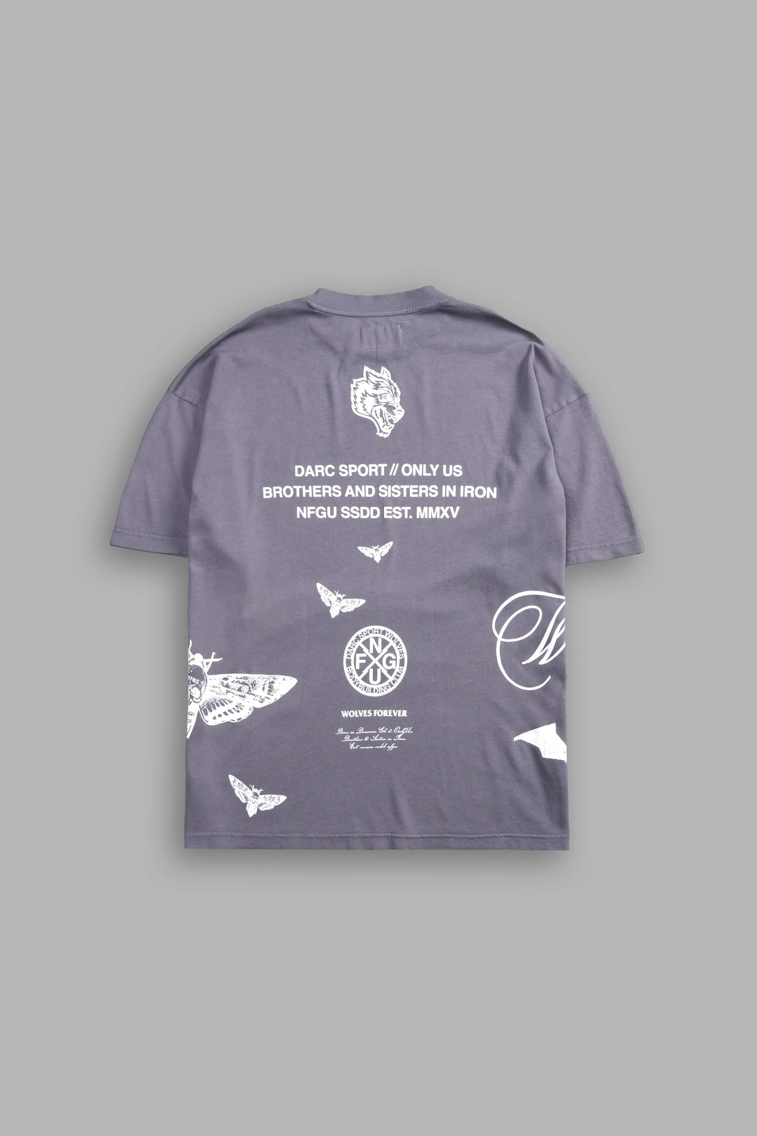 (1 OF 500) The Batman "Premium" Oversized Tee in Nirvana Gray