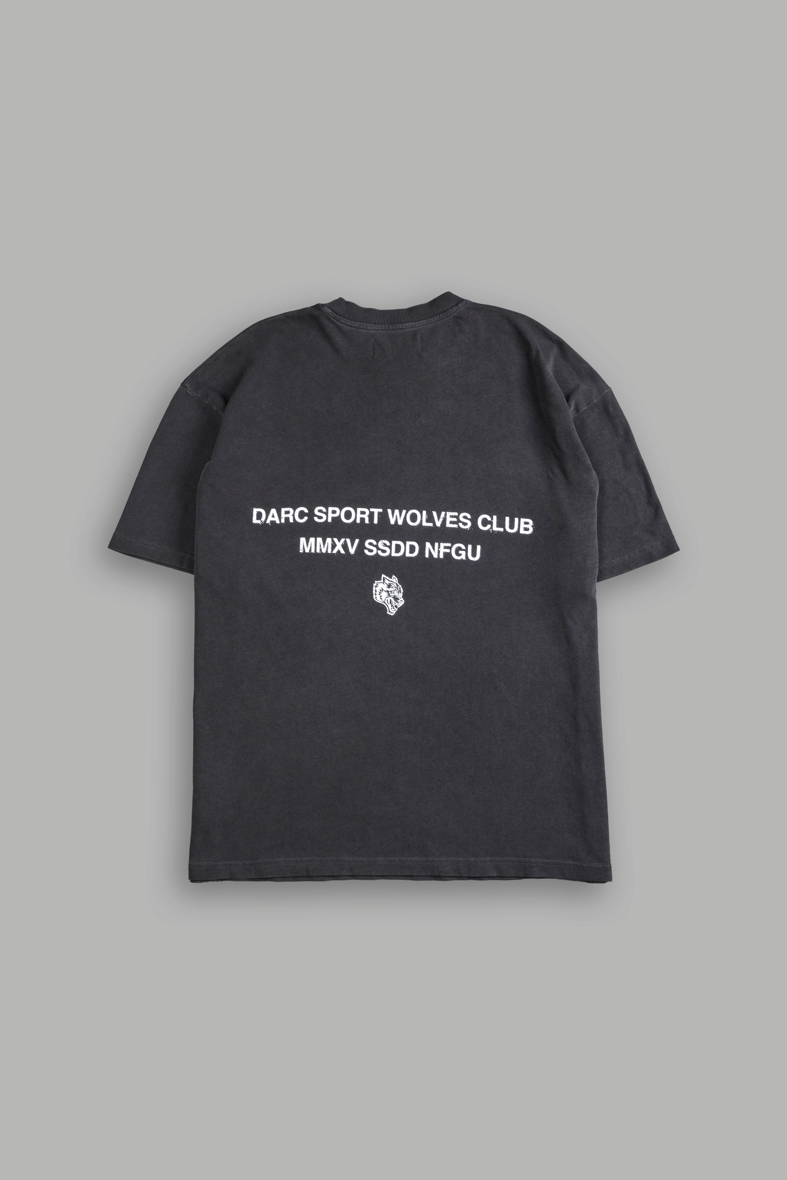 Corazon Sagrado "Premium" Oversized Tee in Wolf Gray