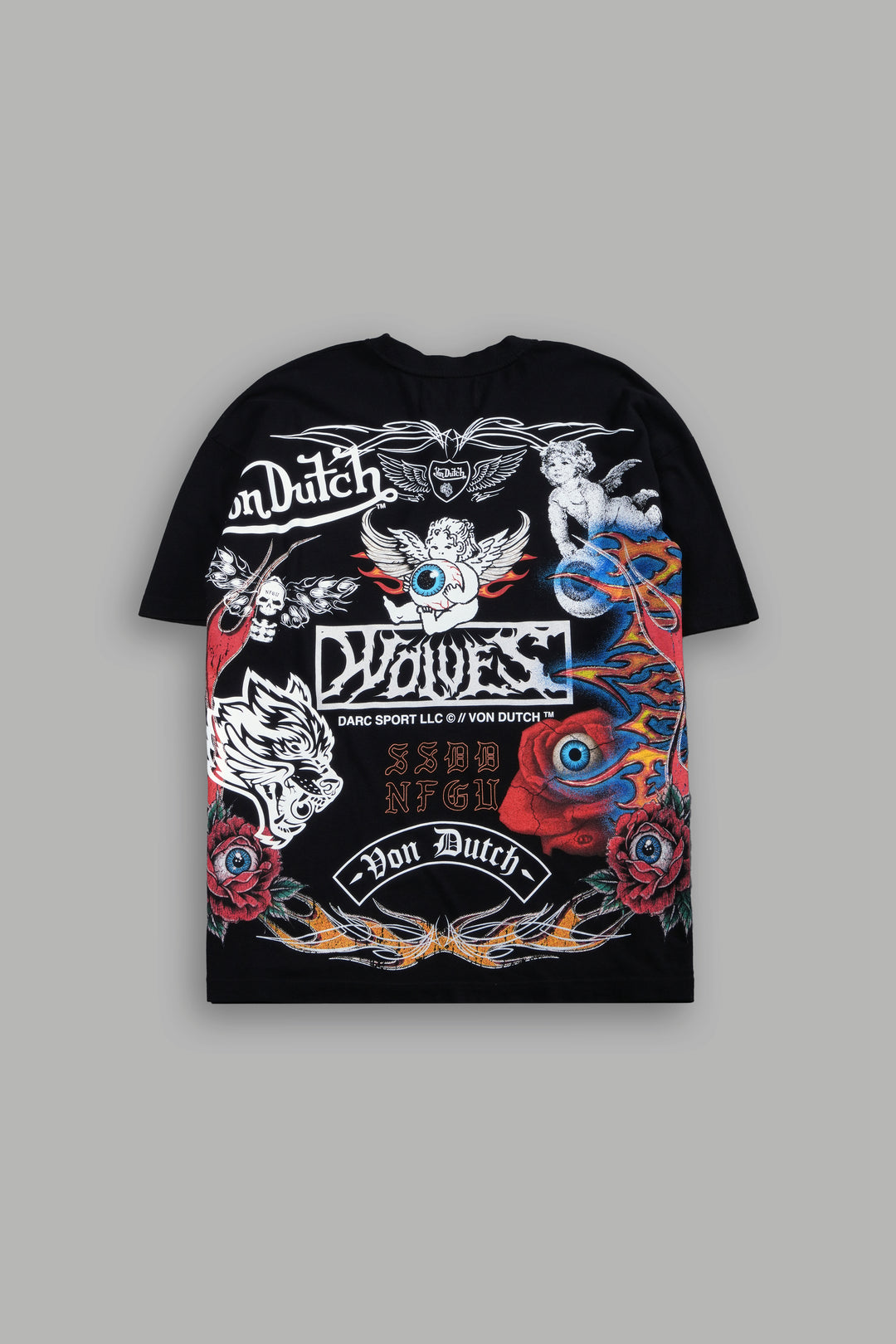 Kulture Klash Premium Oversized Tee in Black