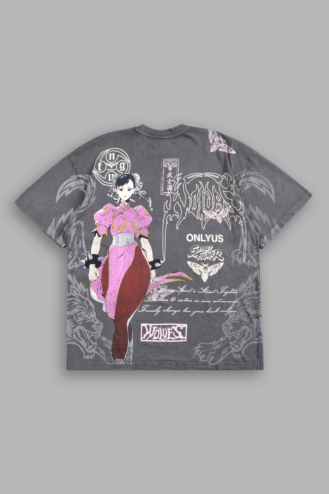 Ascension Premium Oversized Tee In Slate Gray